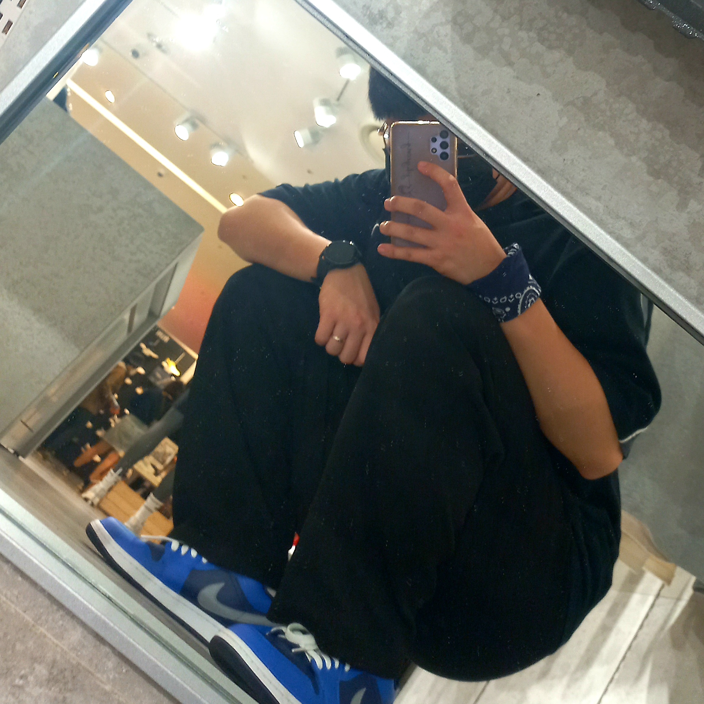 (W) Jordan 1 Low Game Royal 착용 스타일 - 1
