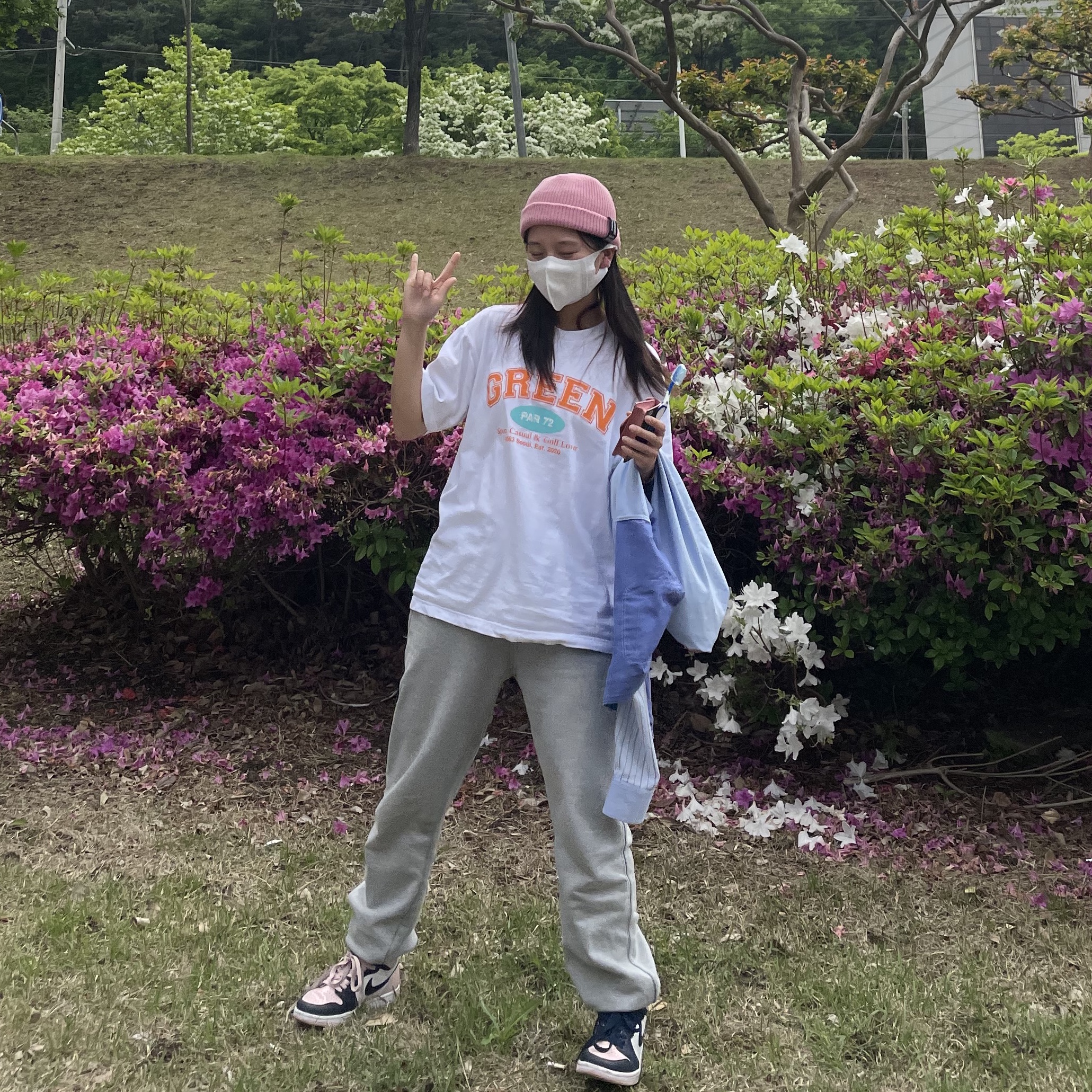 (W) Jordan 1 Retro High OG Atmosphere 착용 스타일