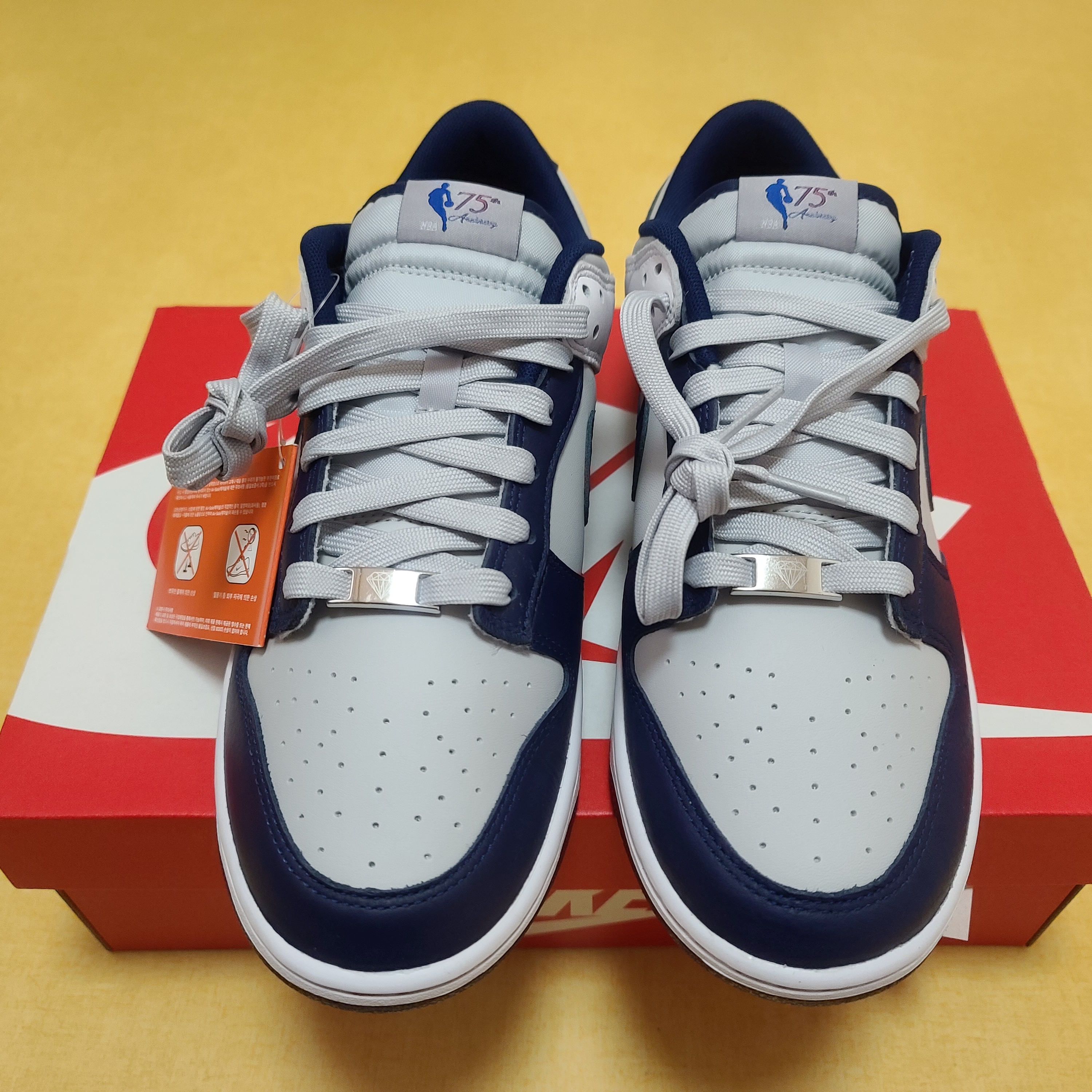 Nike x NBA Dunk Low Retro EMB Nets 착용 스타일 - 2
