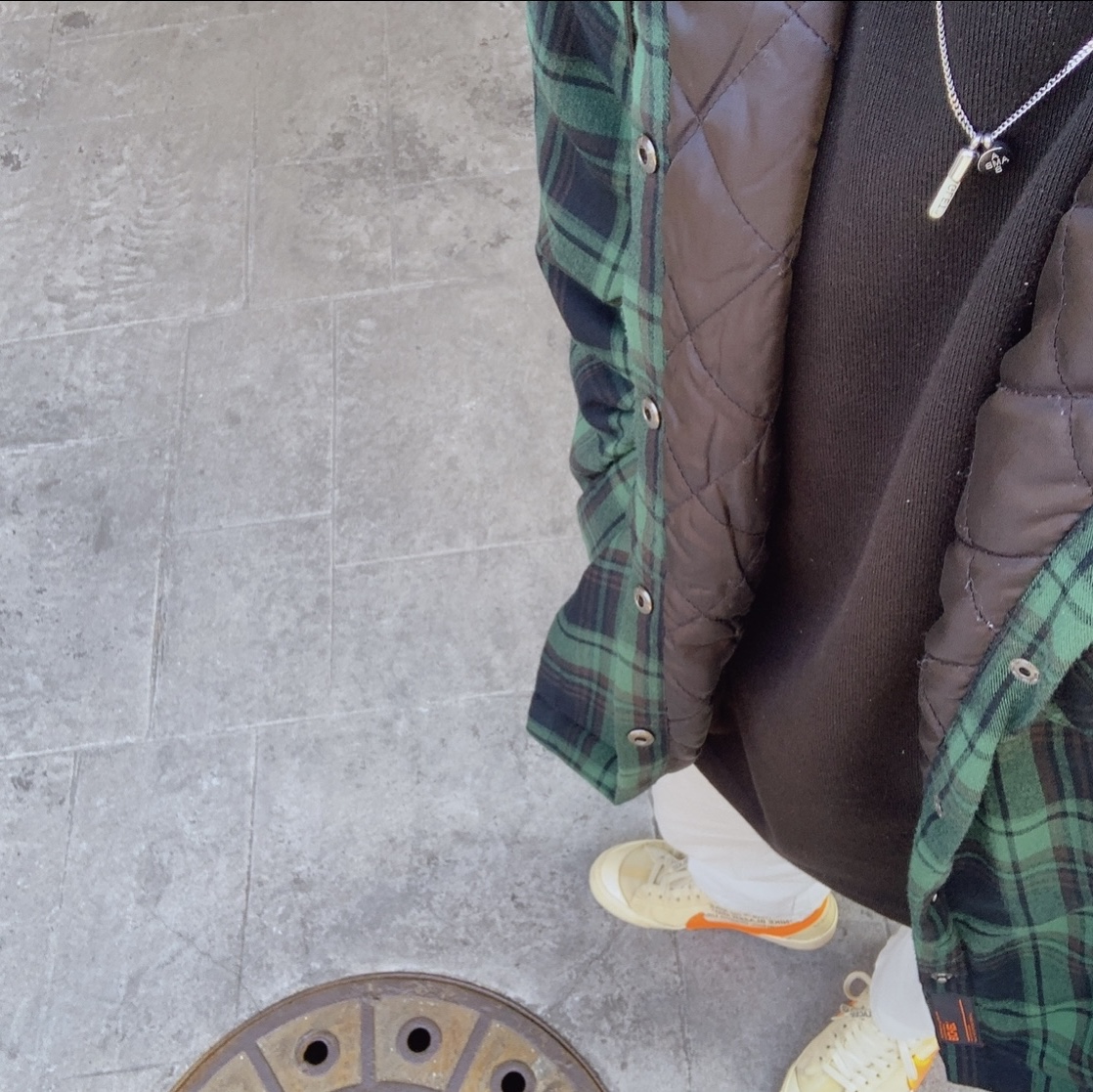 Nike x Off-White Blazer Mid Off-White All Hallow's Eve 착용 스타일