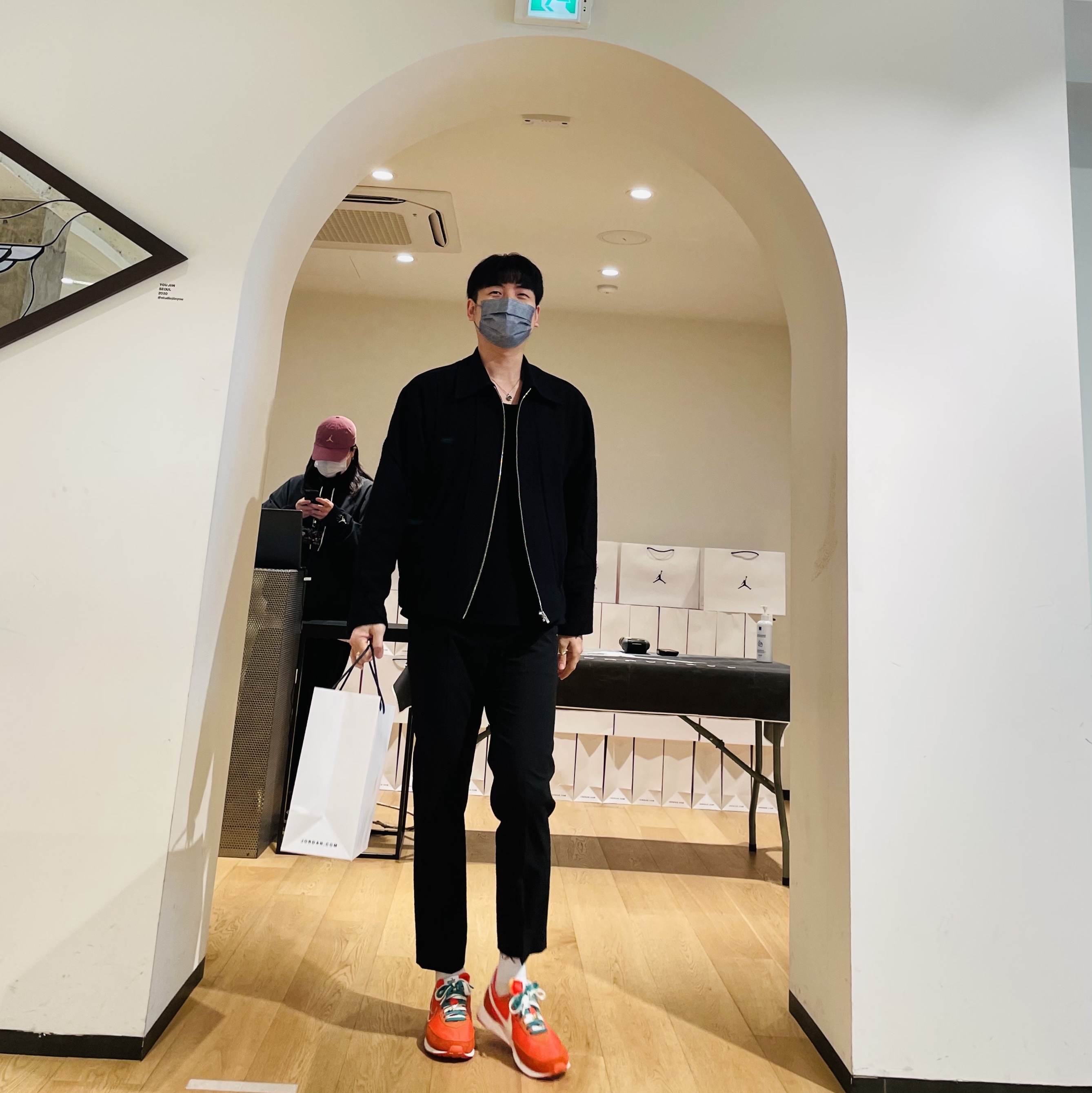 Jordan 2 x Union Retro SP Grey Fog 착용 스타일 - 2