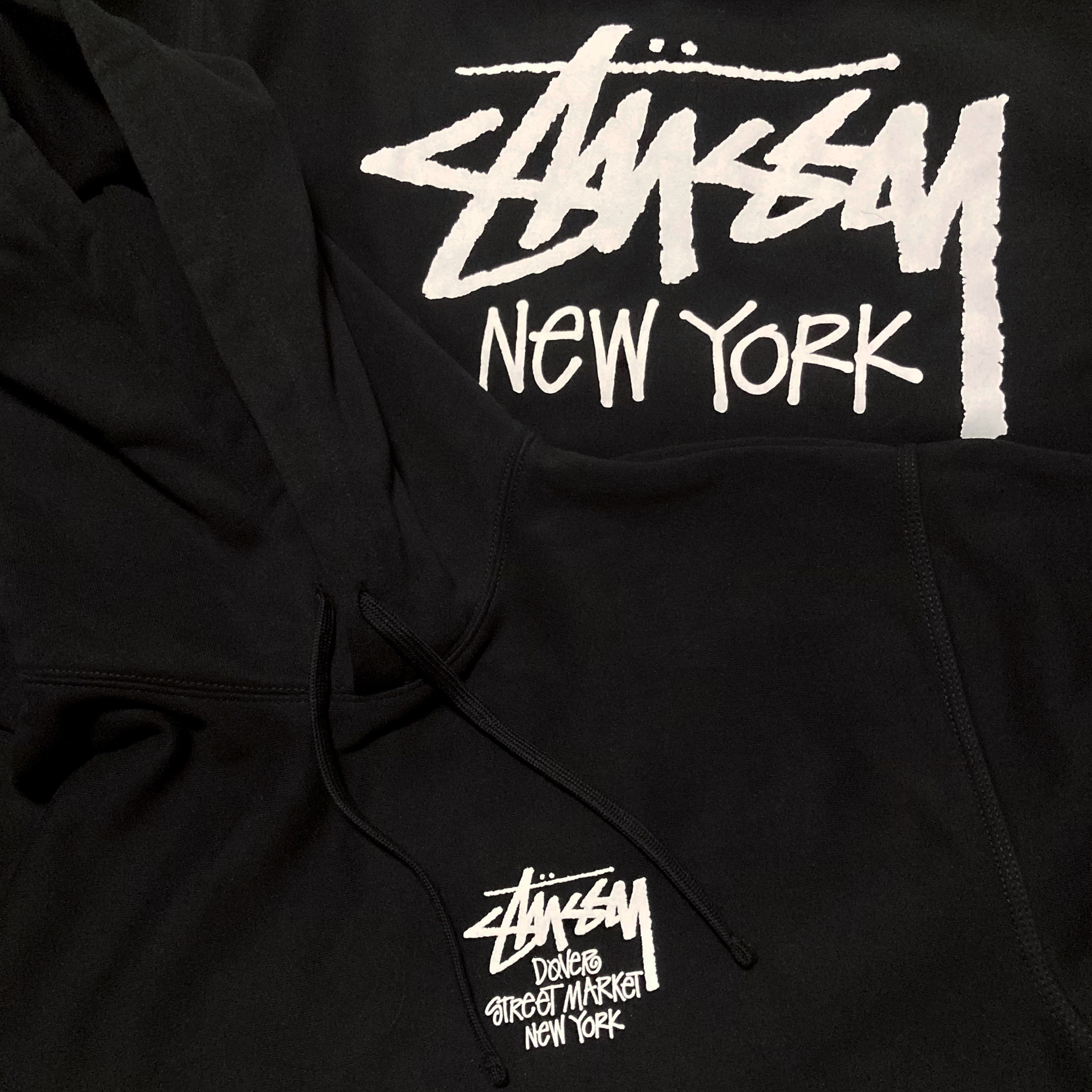 Stussy Stock DSM New York Hoodie Black 2022 착용 스타일