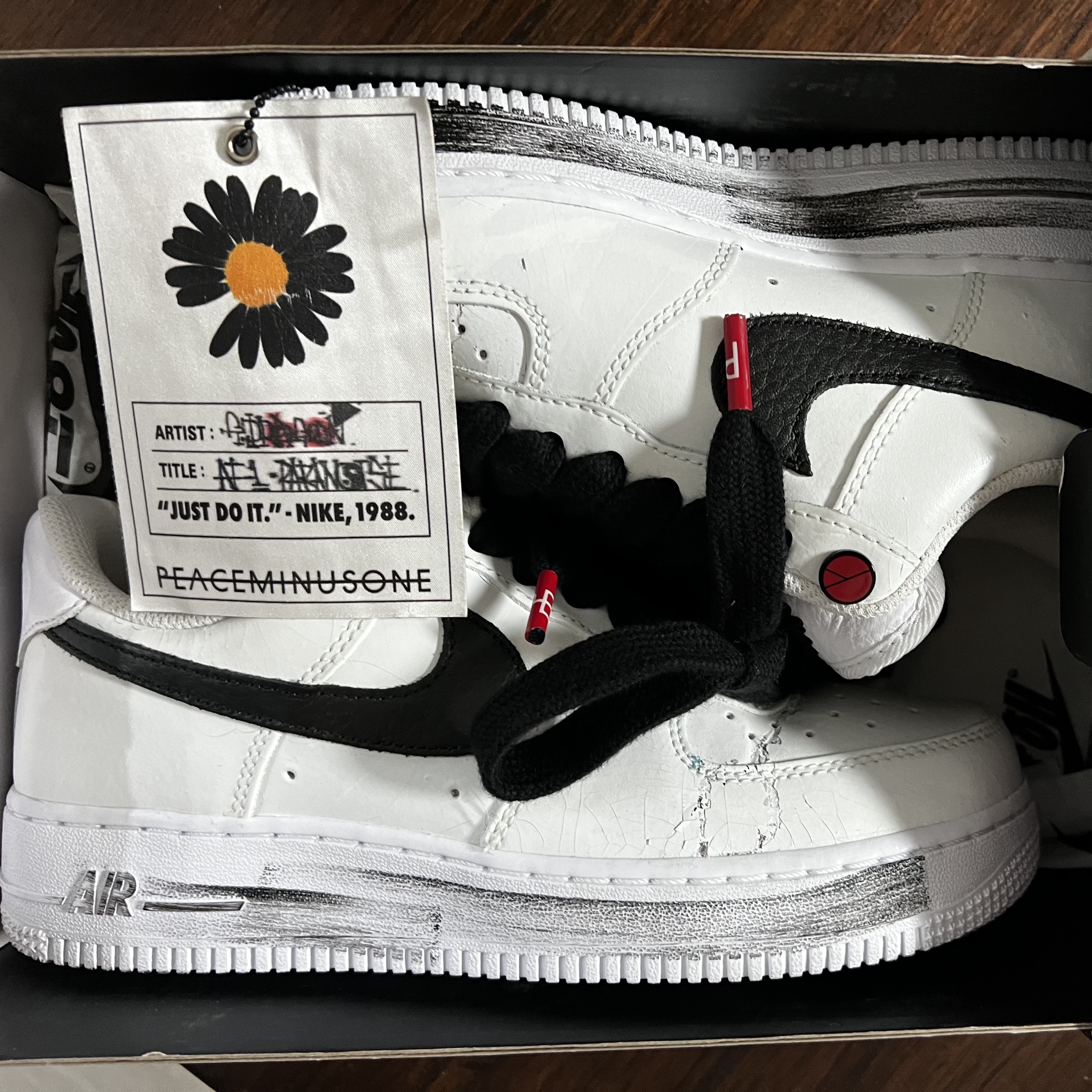 Nike x Peaceminusone Air Force 1 Low Para-Noise 2.0 착용 스타일 - 1