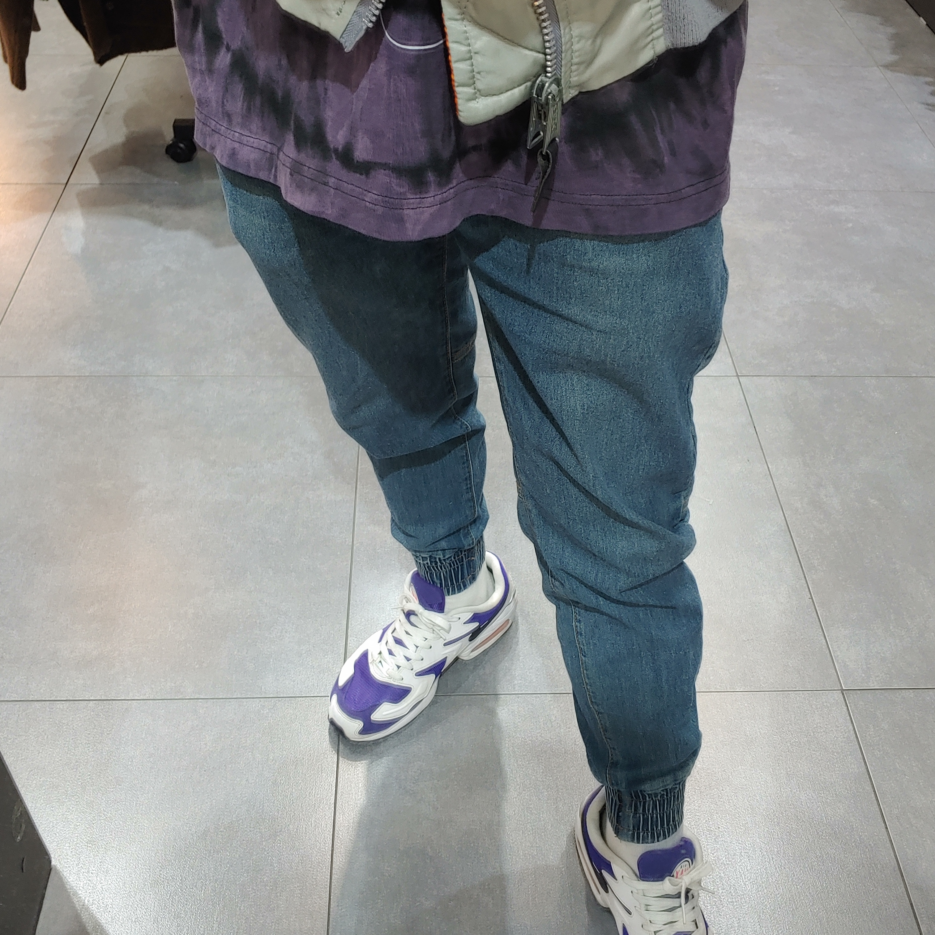 Nike Air Max 2 Light Purple Berry 착용 스타일 - 1