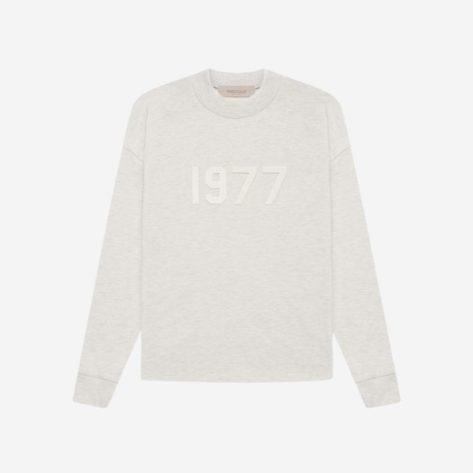 에센셜 1977 롱슬리브 티셔츠 라이트 오트밀 - 22SS