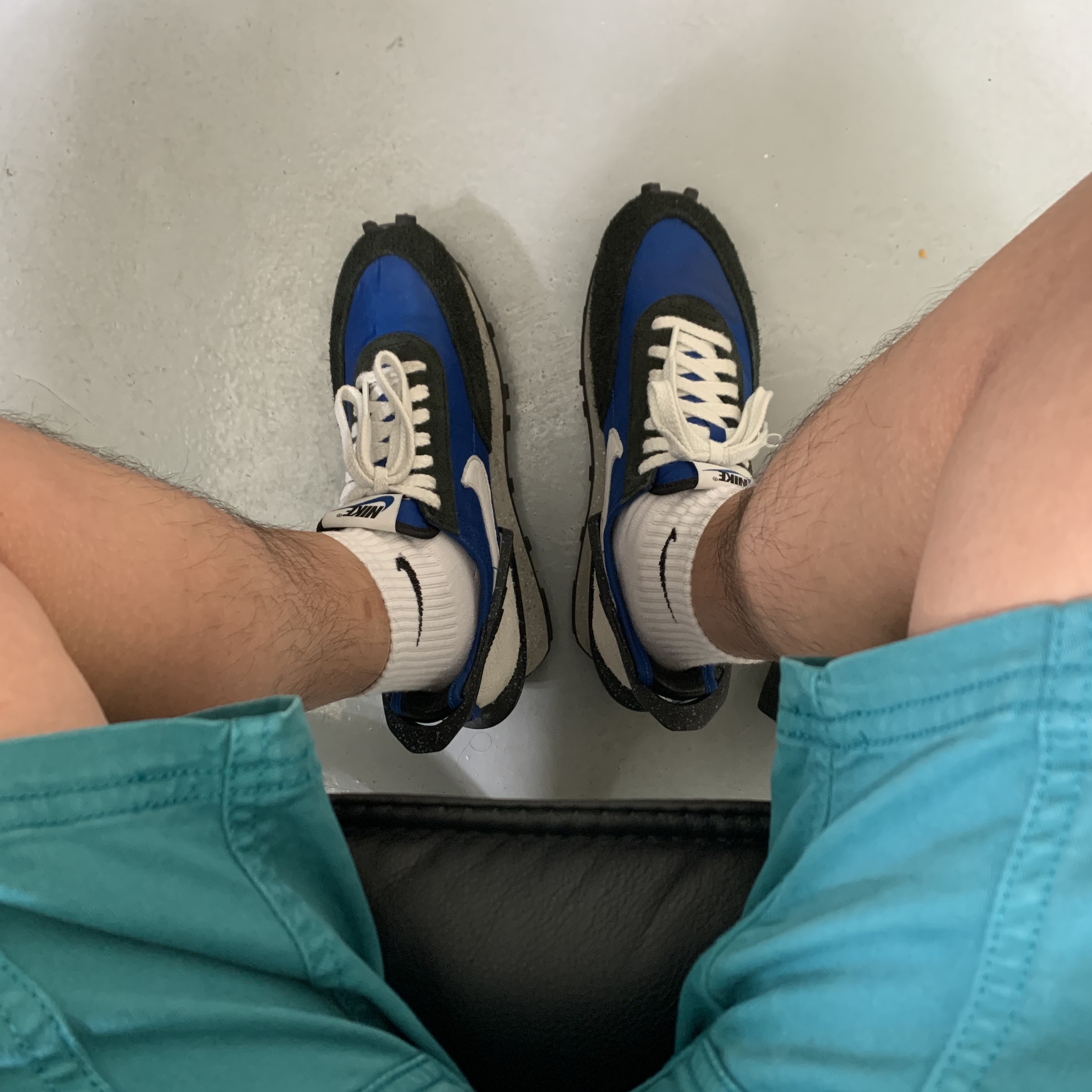 Nike x Undercover Daybreak Blue Jay 착용 스타일