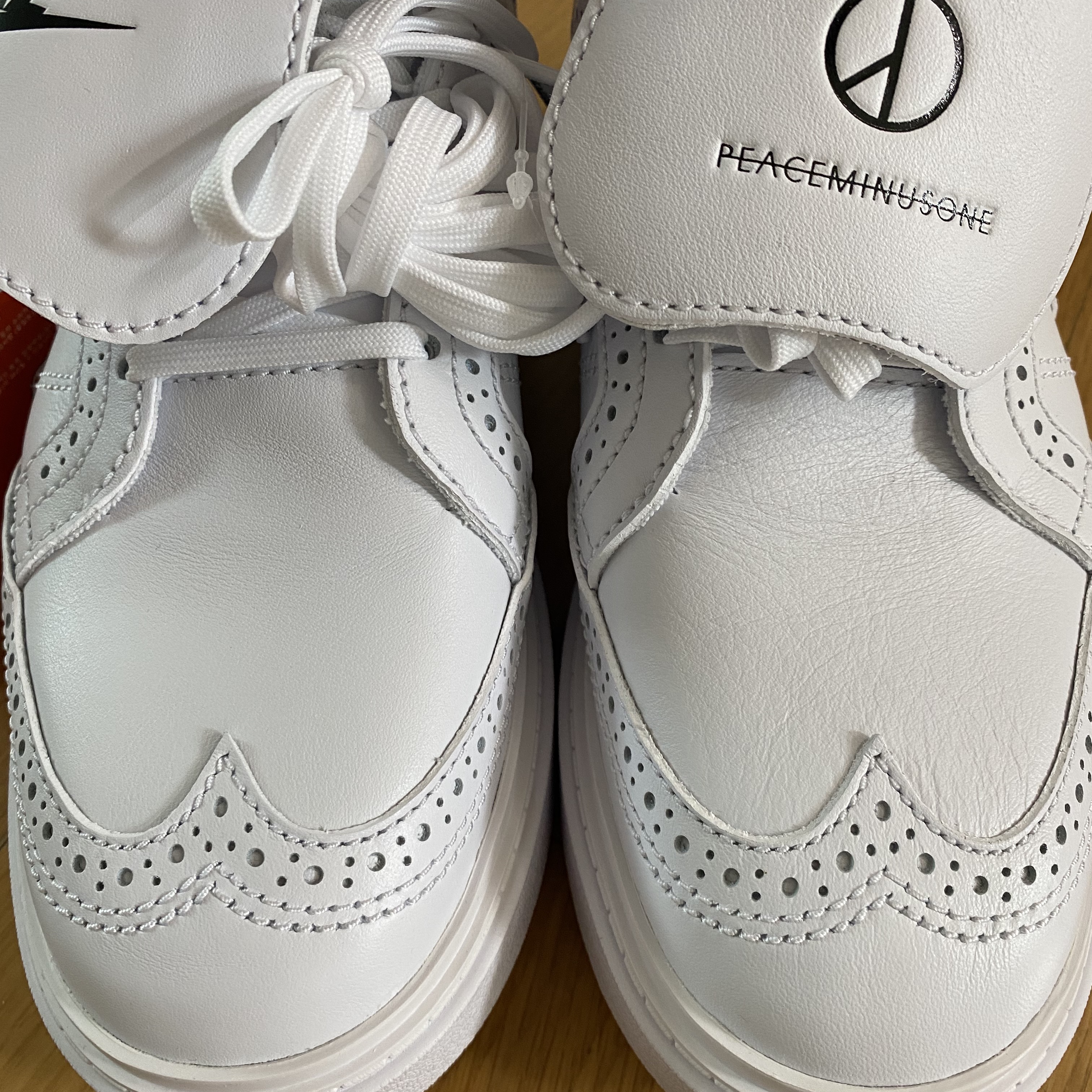 Nike x Peaceminusone Kwondo1 White 착용 스타일 - 1