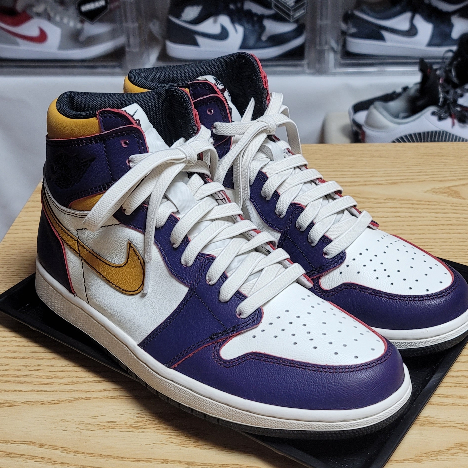 Jordan 1 Retro High OG Defiant SB LA to Chicago 착용 스타일 - 1