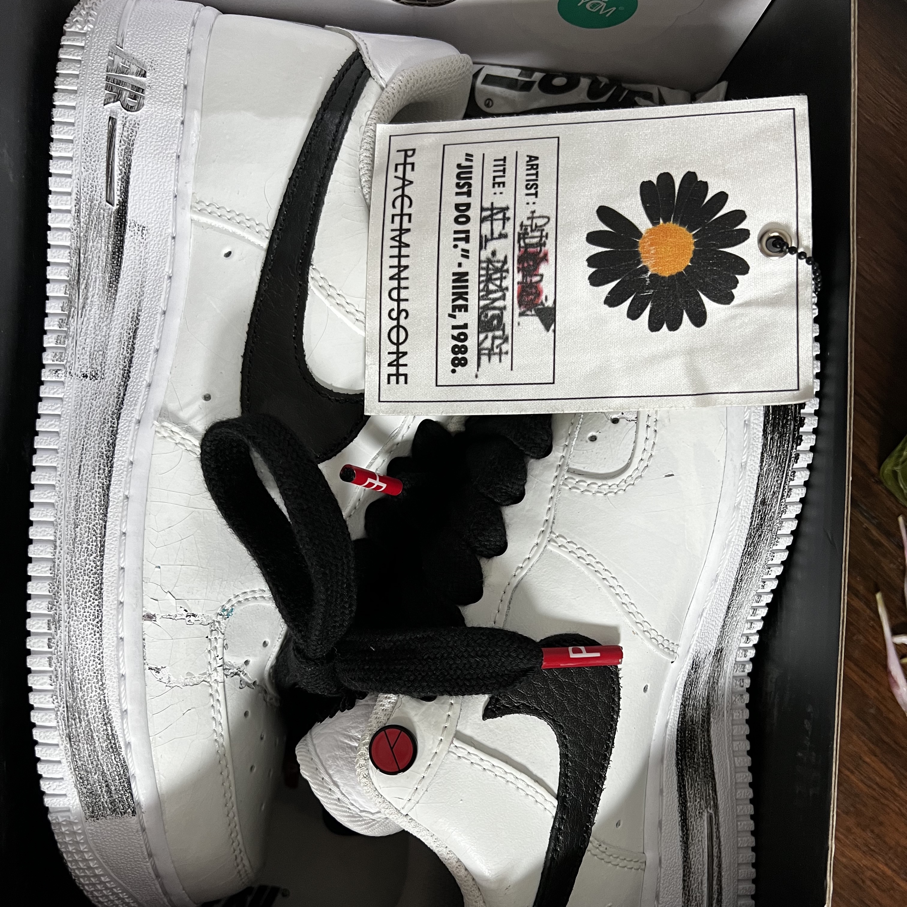 Nike x Peaceminusone Air Force 1 Low Para-Noise 2.0 착용 스타일 - 2