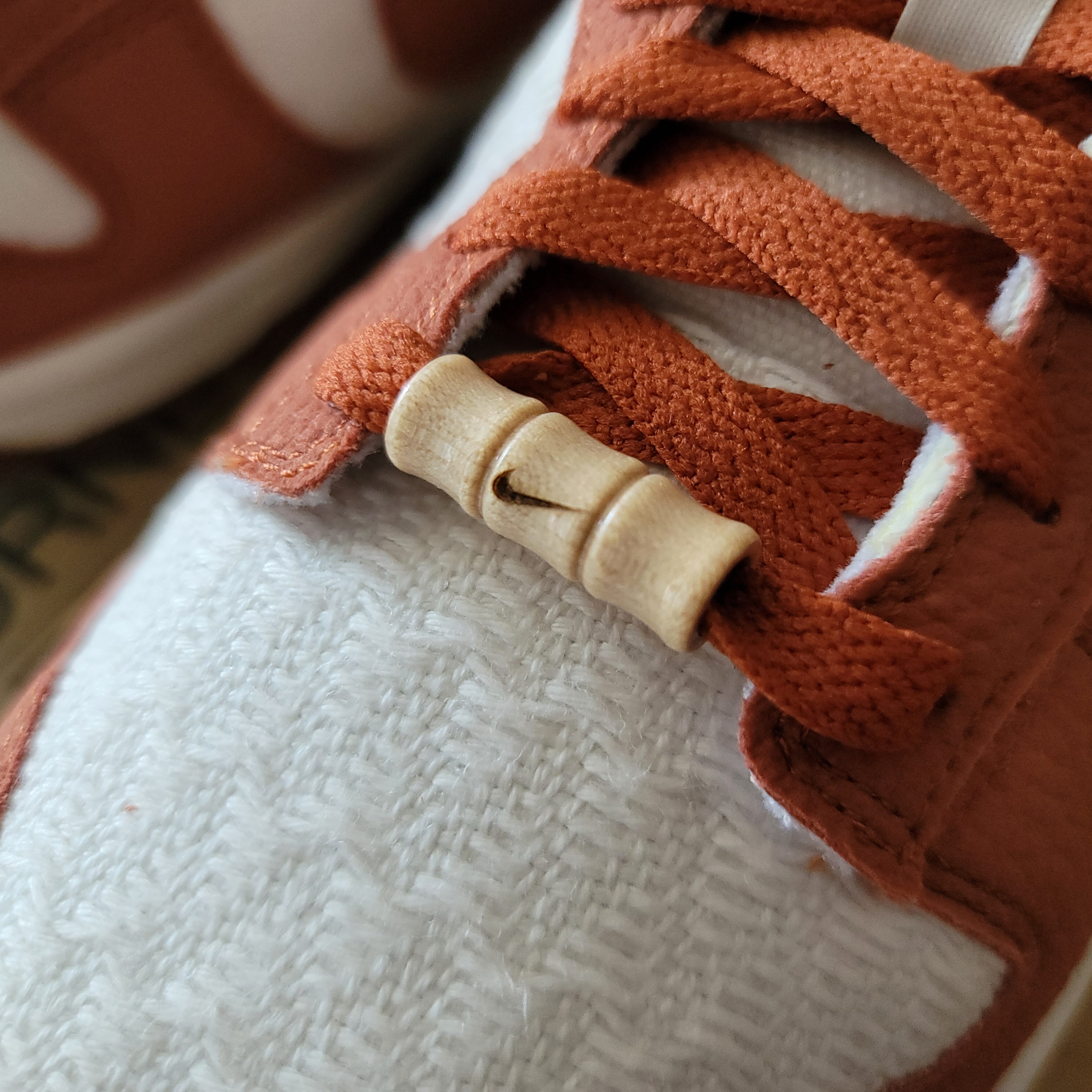 (W) Nike Dunk Low SE Sun Club Burnt Sunrise 착용 스타일 - 2