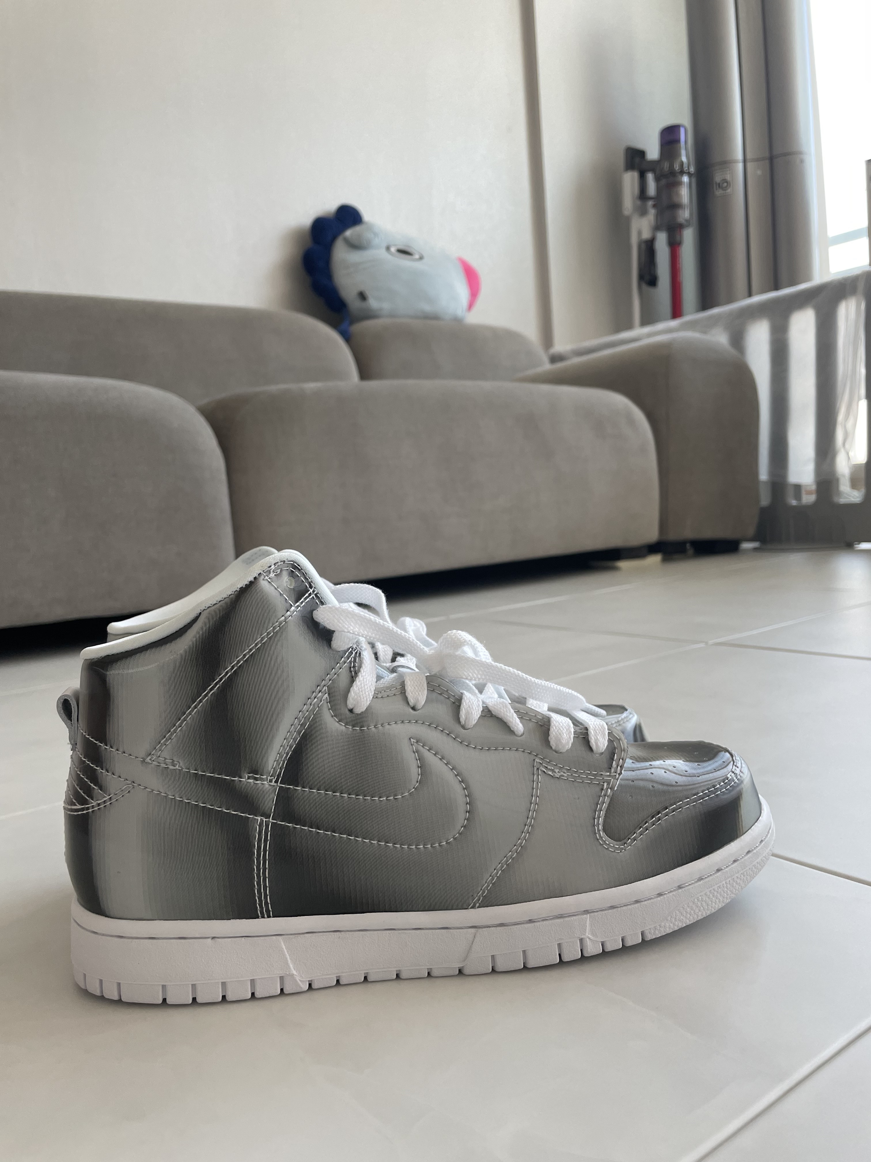 Nike x Clot Dunk High Flux 착용 스타일 - 2
