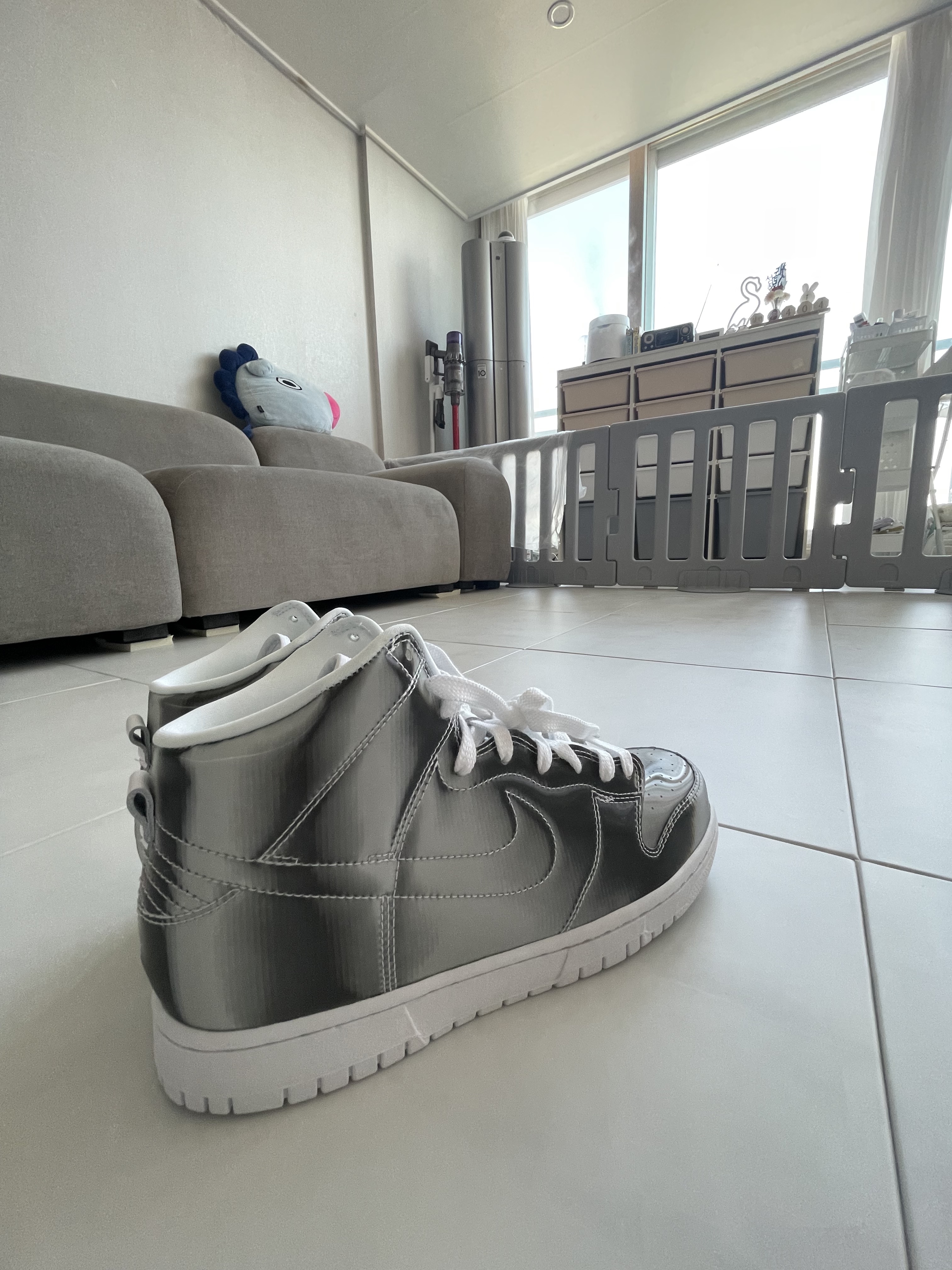 Nike x Clot Dunk High Flux 착용 스타일 - 1