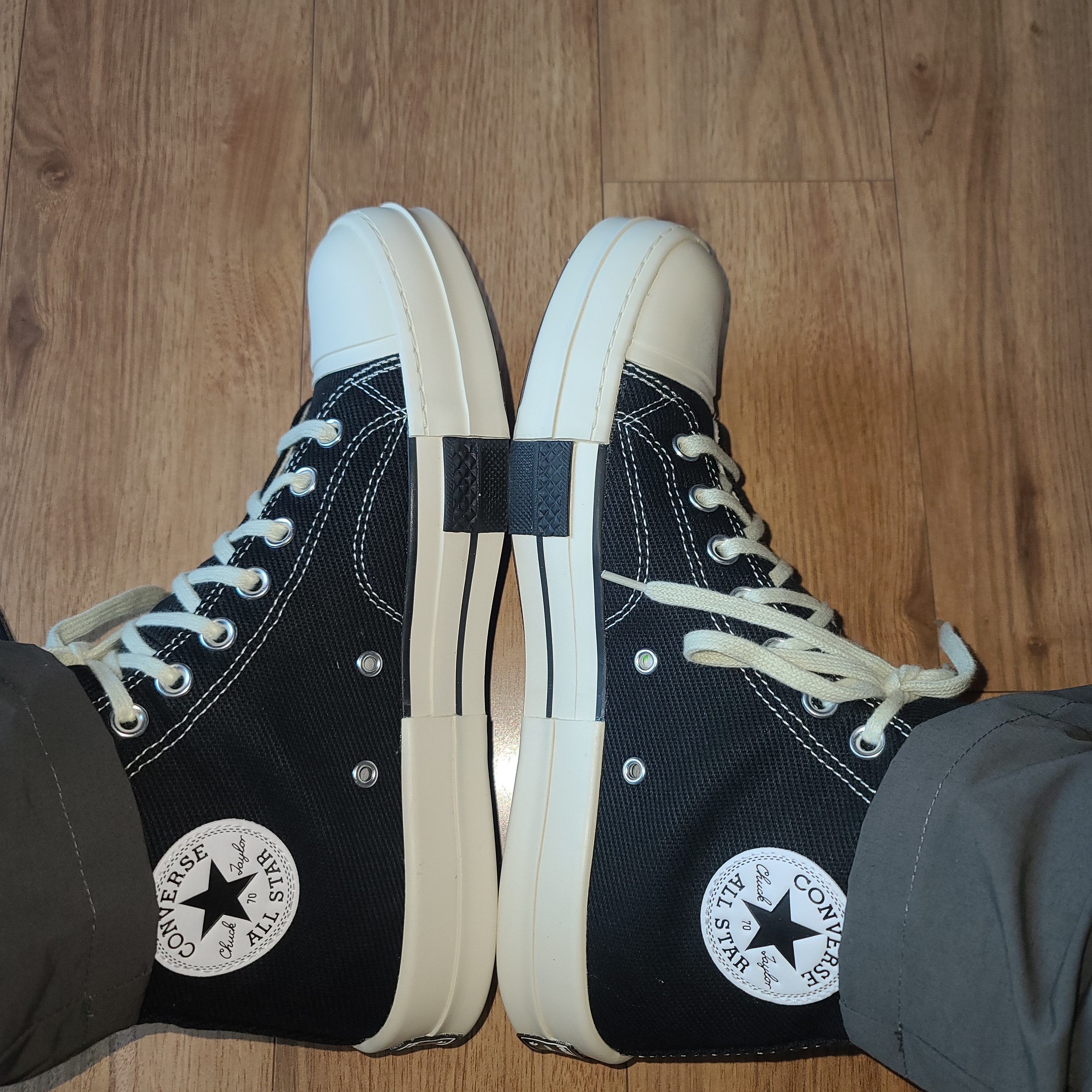 Converse x Drkshdw Drkstr Chuck 70 High Black 착용 스타일