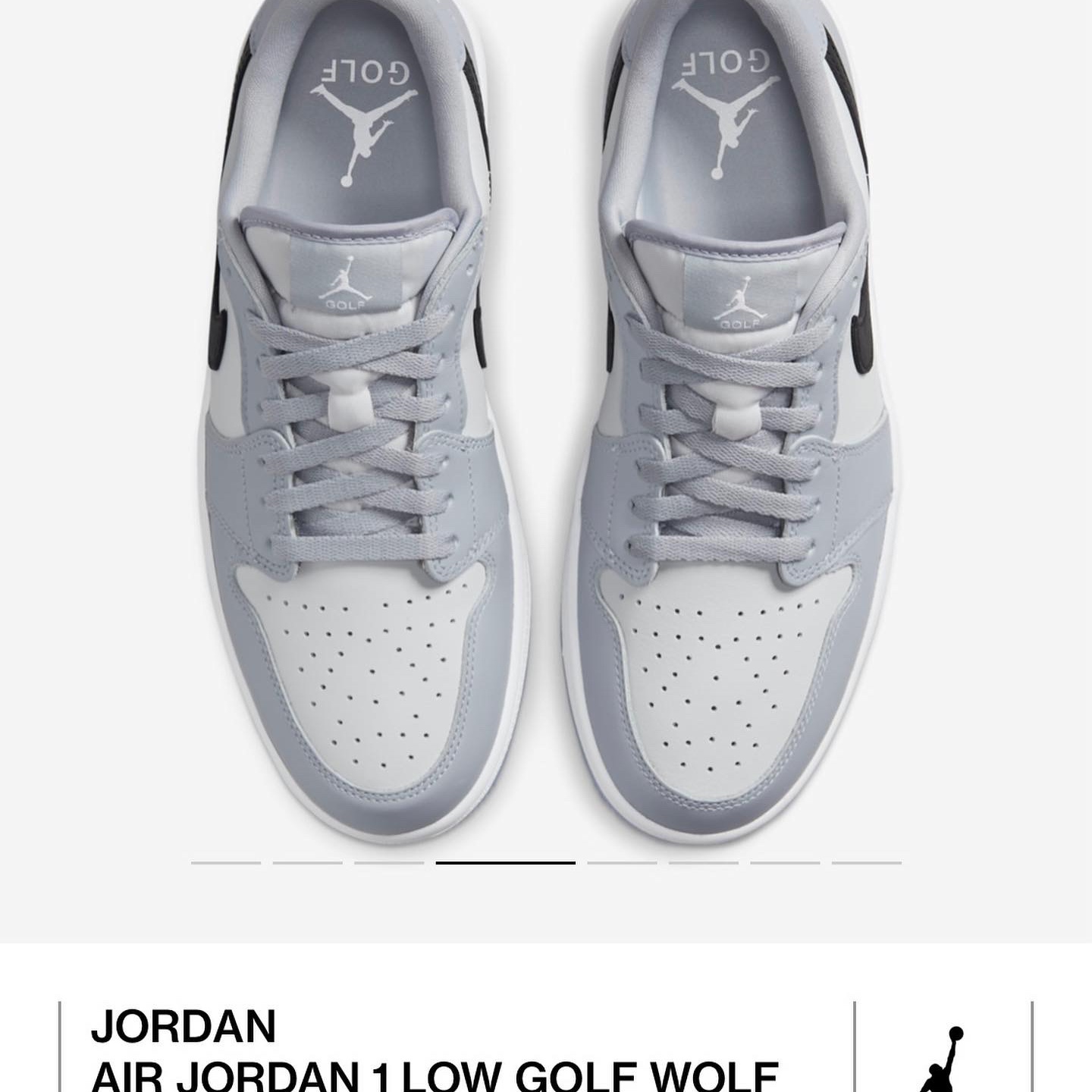 Jordan 1 Low Golf Wolf Grey 착용 스타일 - 2