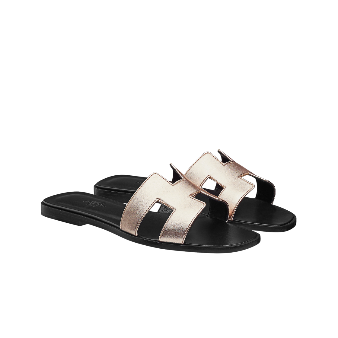 (W) 에르메스 오란 샌들 나파 & 로즈 도레((W) Hermes Oran Sandal Nappa & Rose Dore) - 2