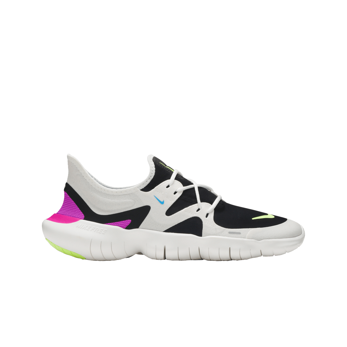 나이키 프리런 5.0 서밋 화이트 볼트 글로우 블랙(Nike Free RN 5.0 Summit White Volt Glow Black) - 1