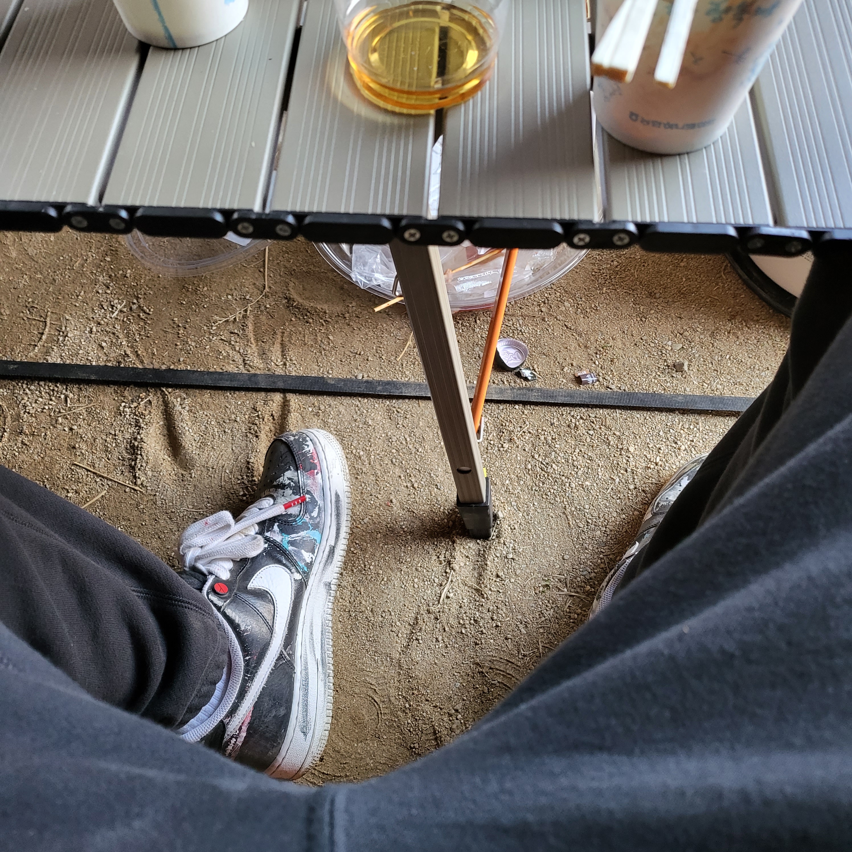 Nike x Peaceminusone Air Force 1 Low Para-Noise 착용 스타일