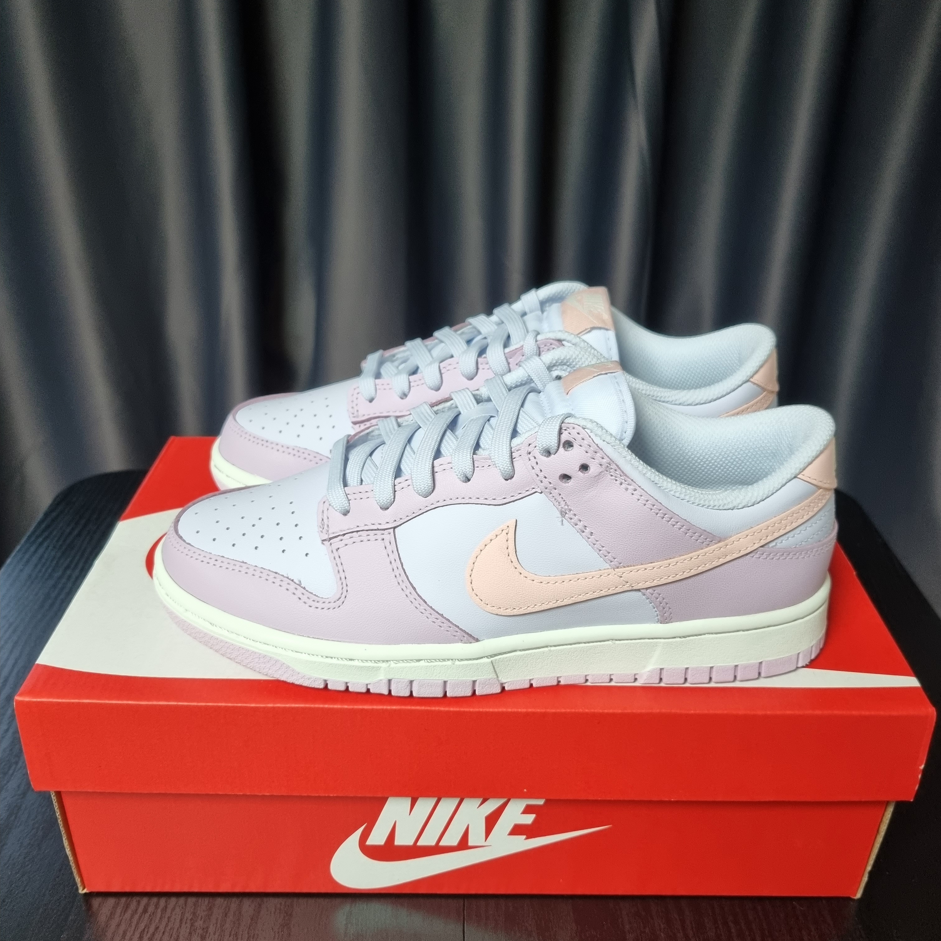 (W) Nike Dunk Low Atmosphere Pink 착용 스타일