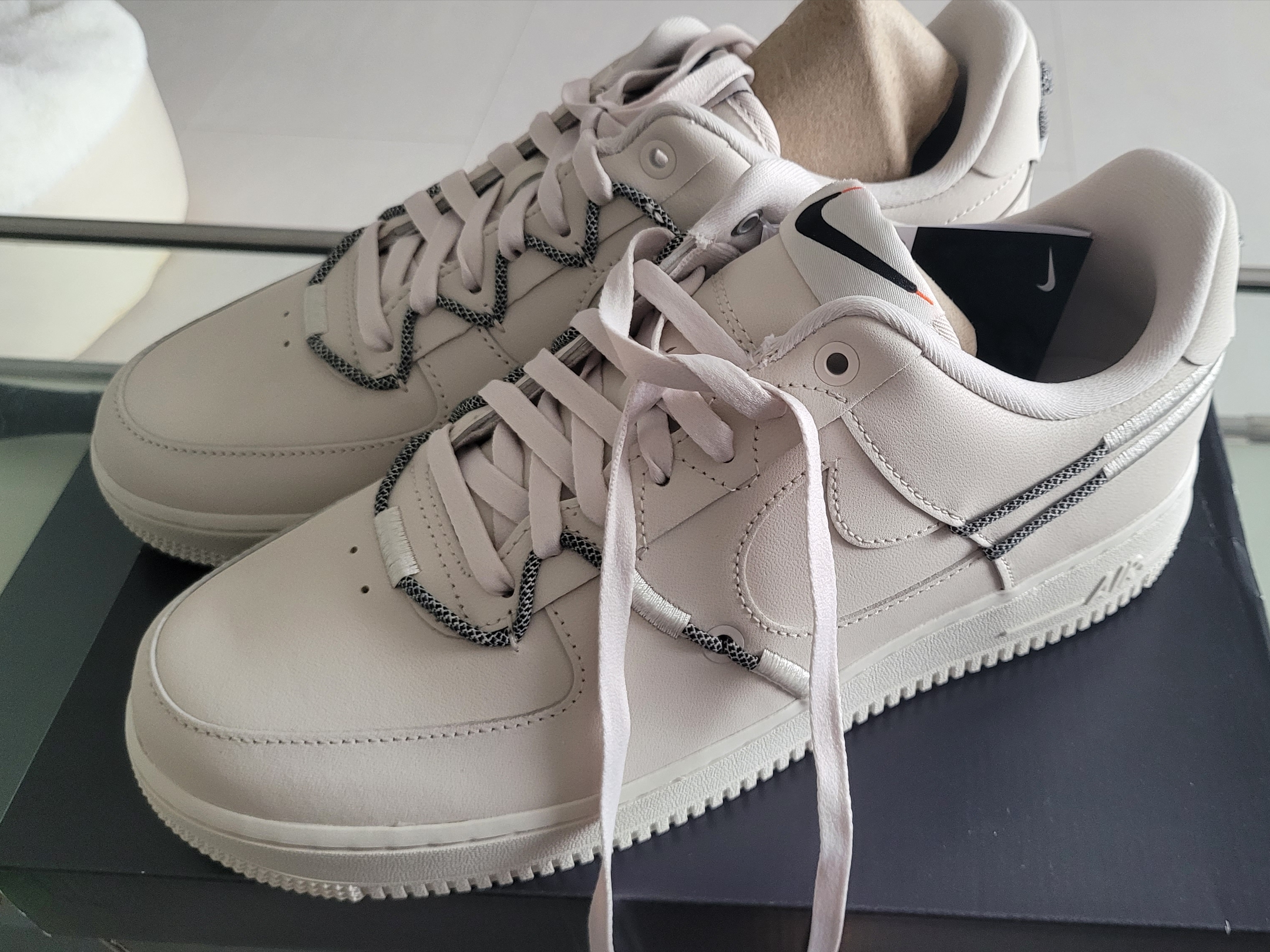(W) Nike Air Force 1 '07 LX Light Orewood Brown 착용 스타일