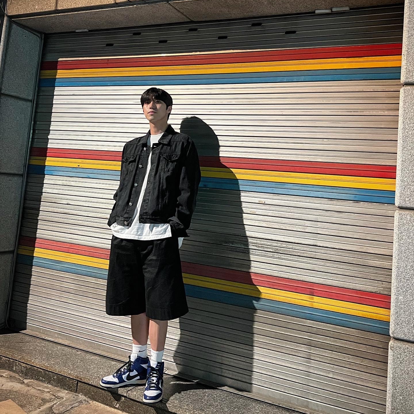 Nike x Ambush Dunk High Deep Royal Blue 착용 스타일 - 3