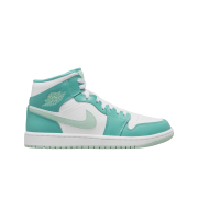 (W) Jordan 1 Mid Washed Teal Mint Foam