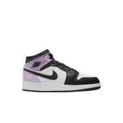 (GS) Jordan 1 Mid SE White Black Bleached Coral