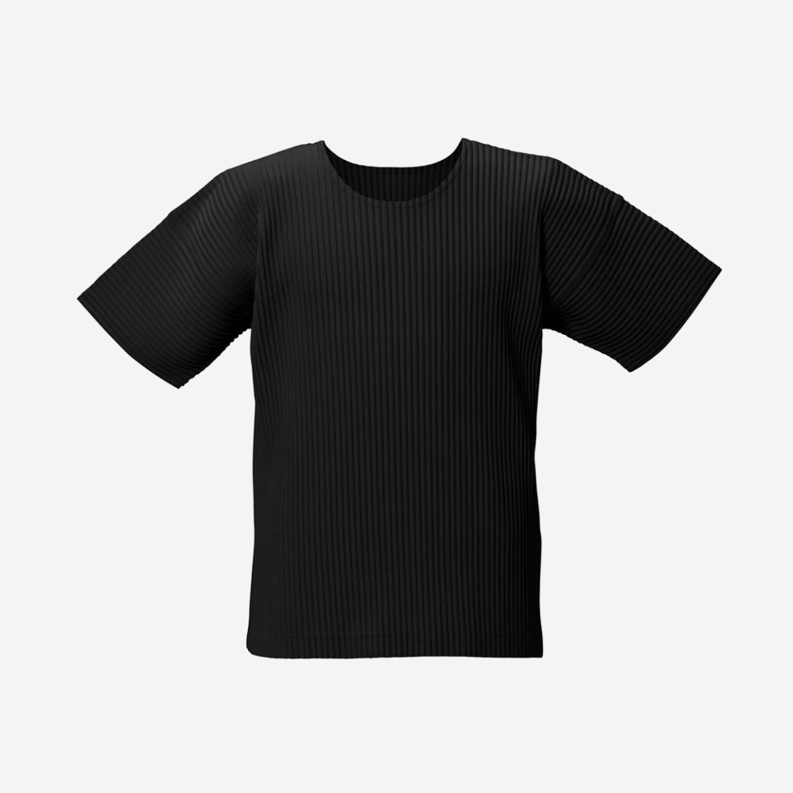 Homme Plisse Issey Miyake Basics T-Shirt Black 상세 이미지 1