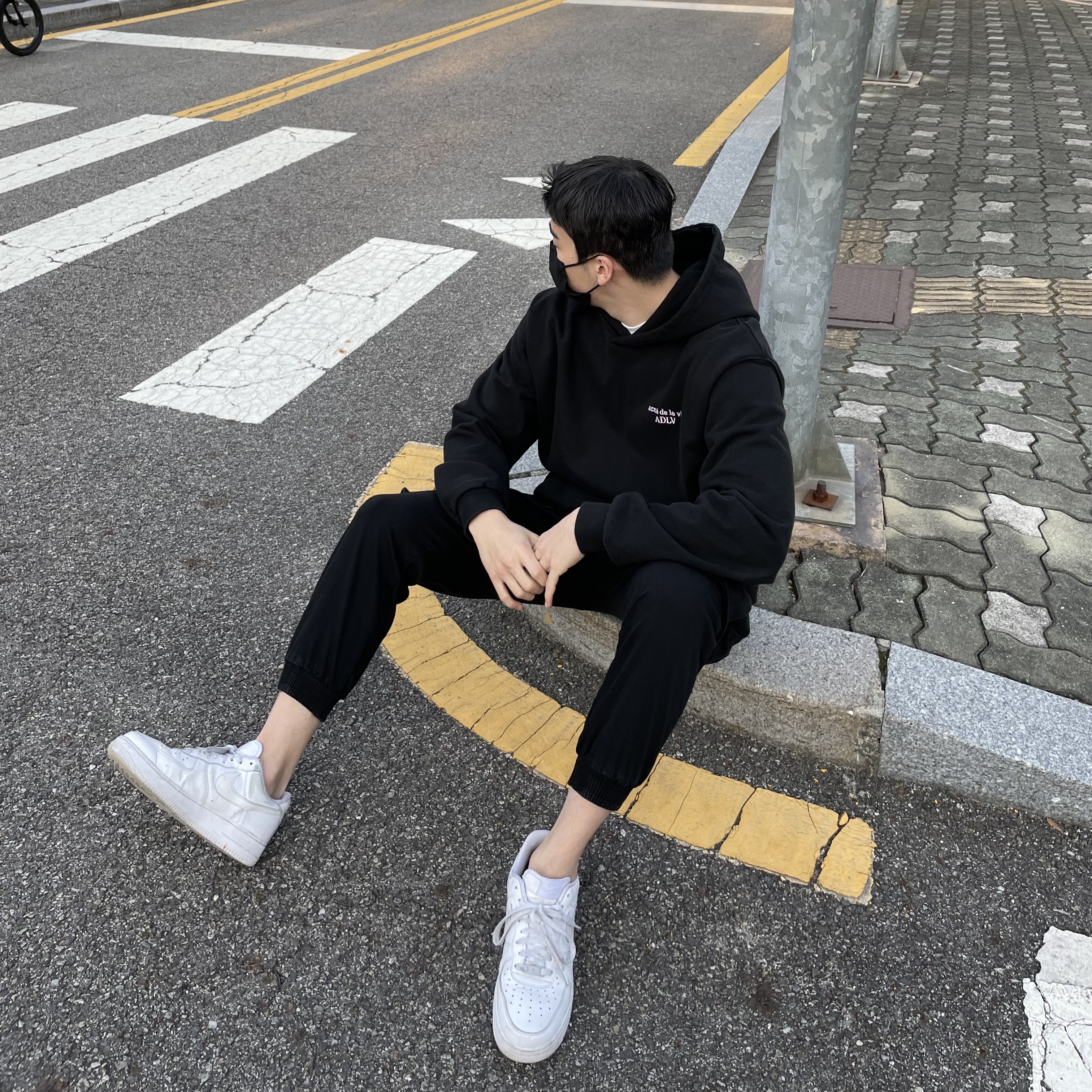 Nike Air Force 1 '07 Low White 착용 스타일