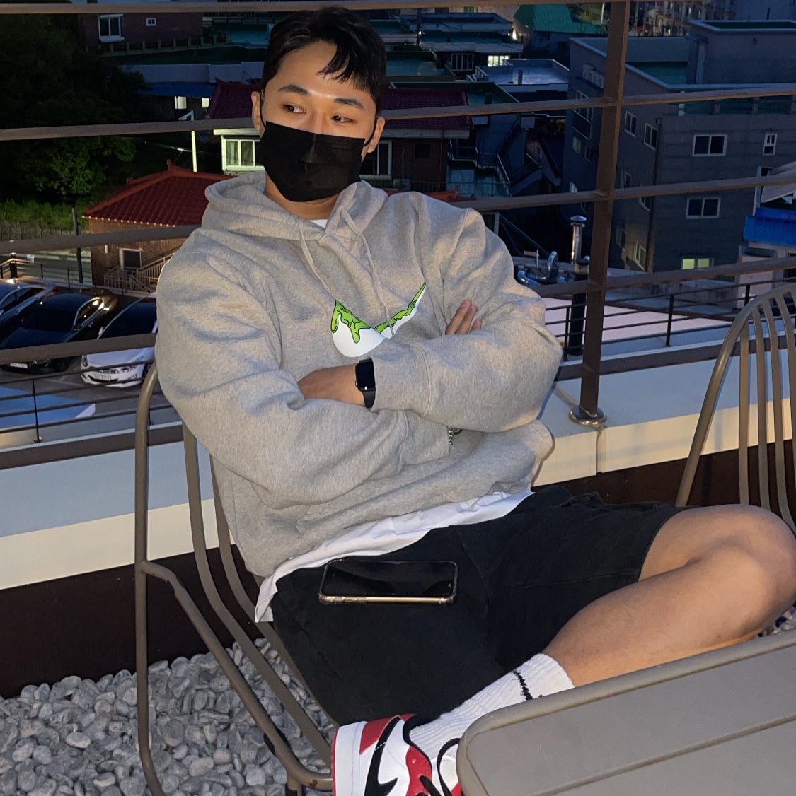 Jordan 1 Low Golf Chicago 착용 스타일