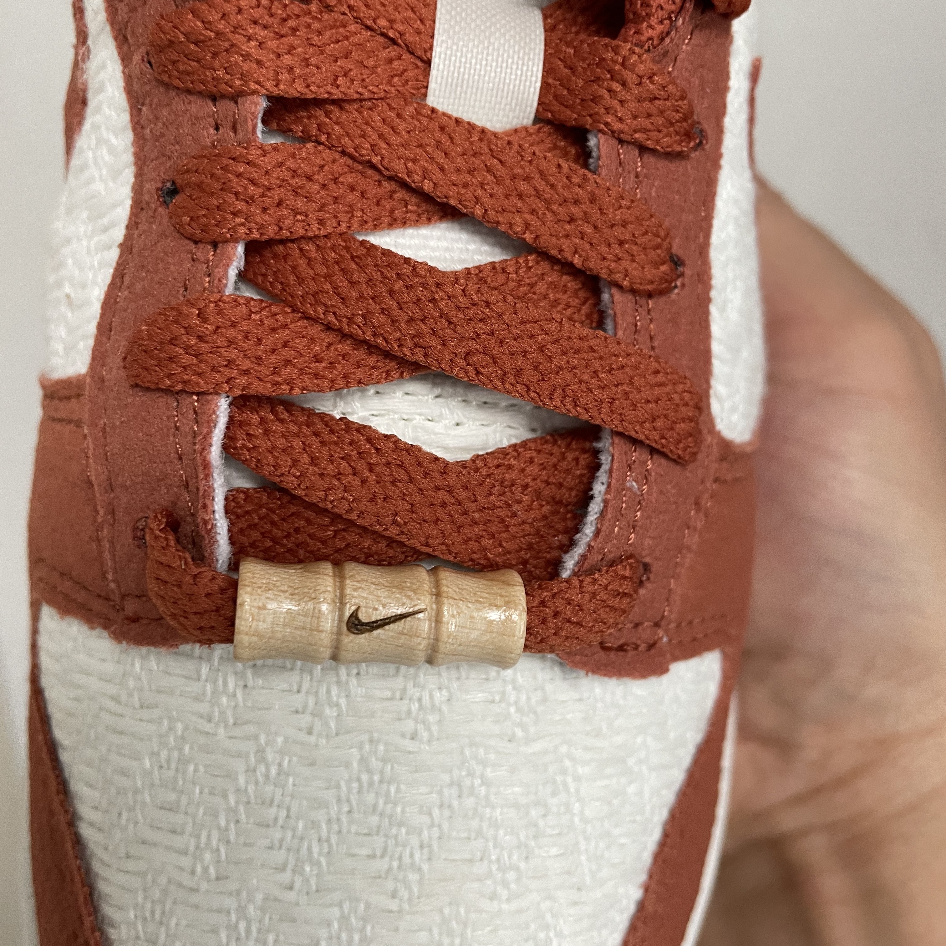 (W) Nike Dunk Low SE Sun Club Burnt Sunrise 착용 스타일 - 2