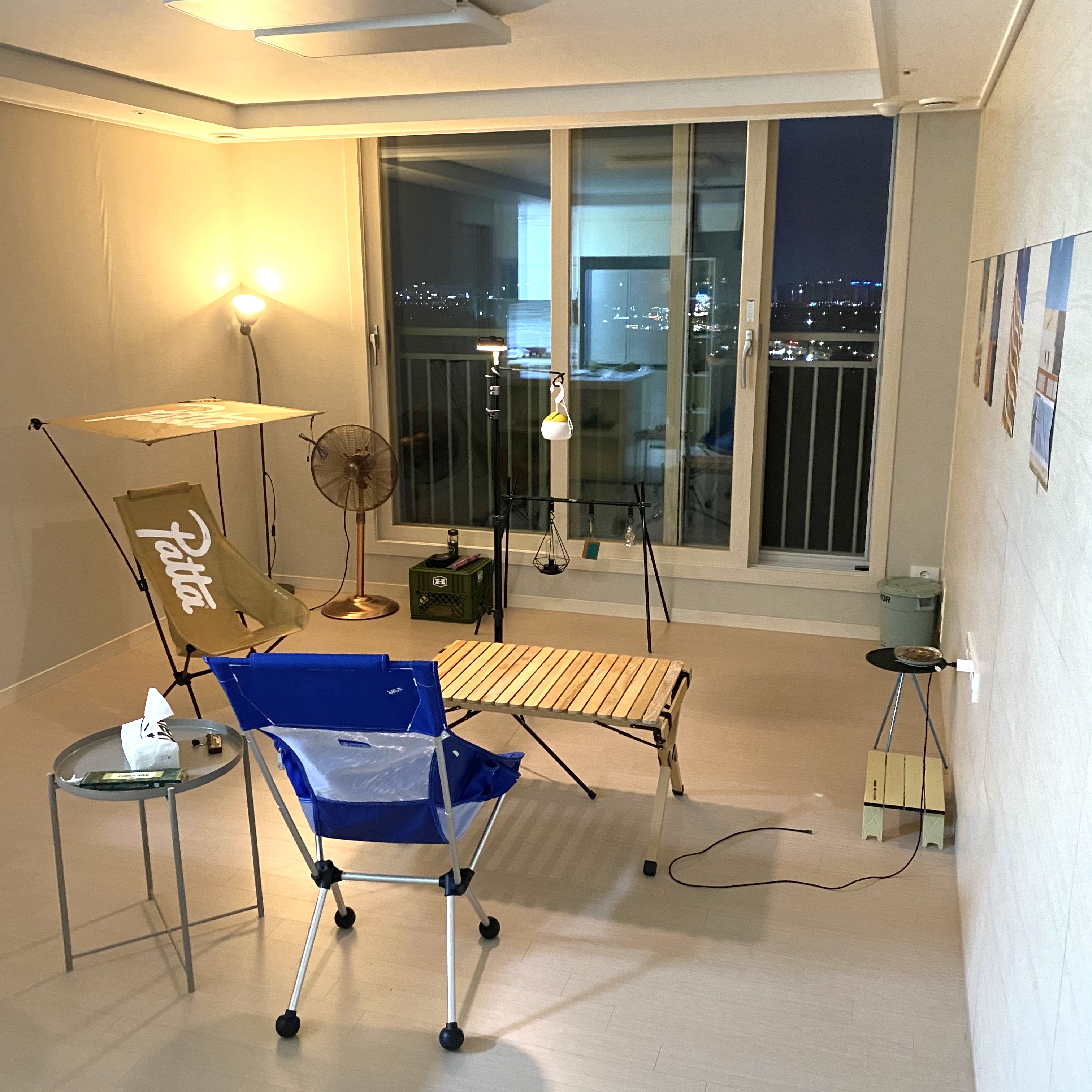 Helinox x Ader Error Sunset Chair, Helinox x Patta Chair 2 & Personal Shade 착용 스타일