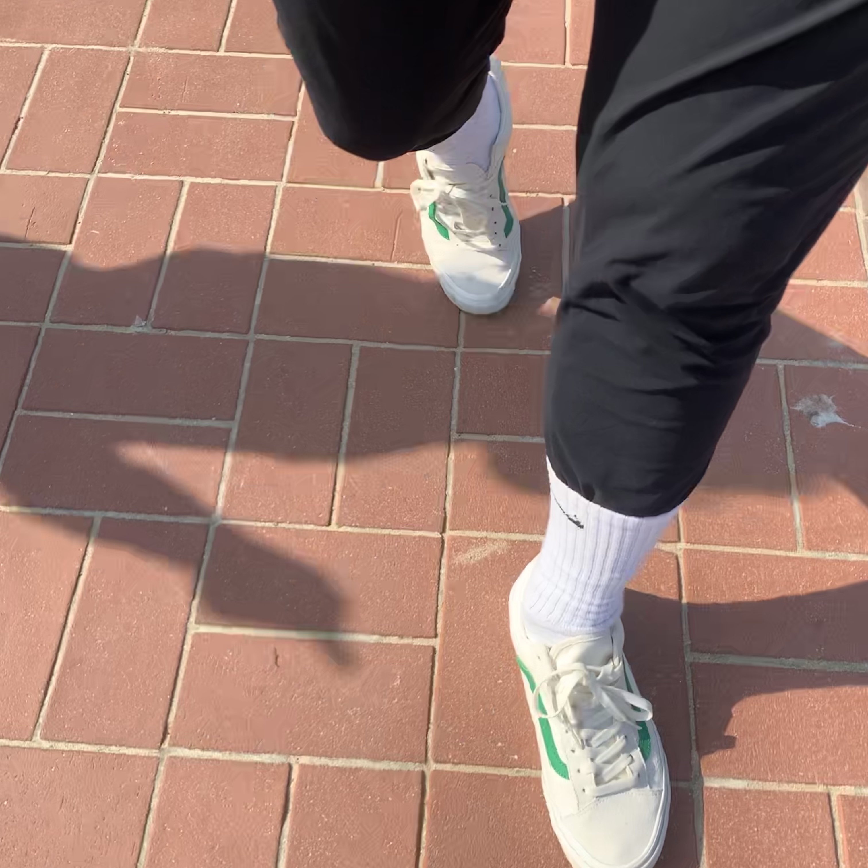 Vans Style 36 Marshmallow Jolly Green 착용 스타일