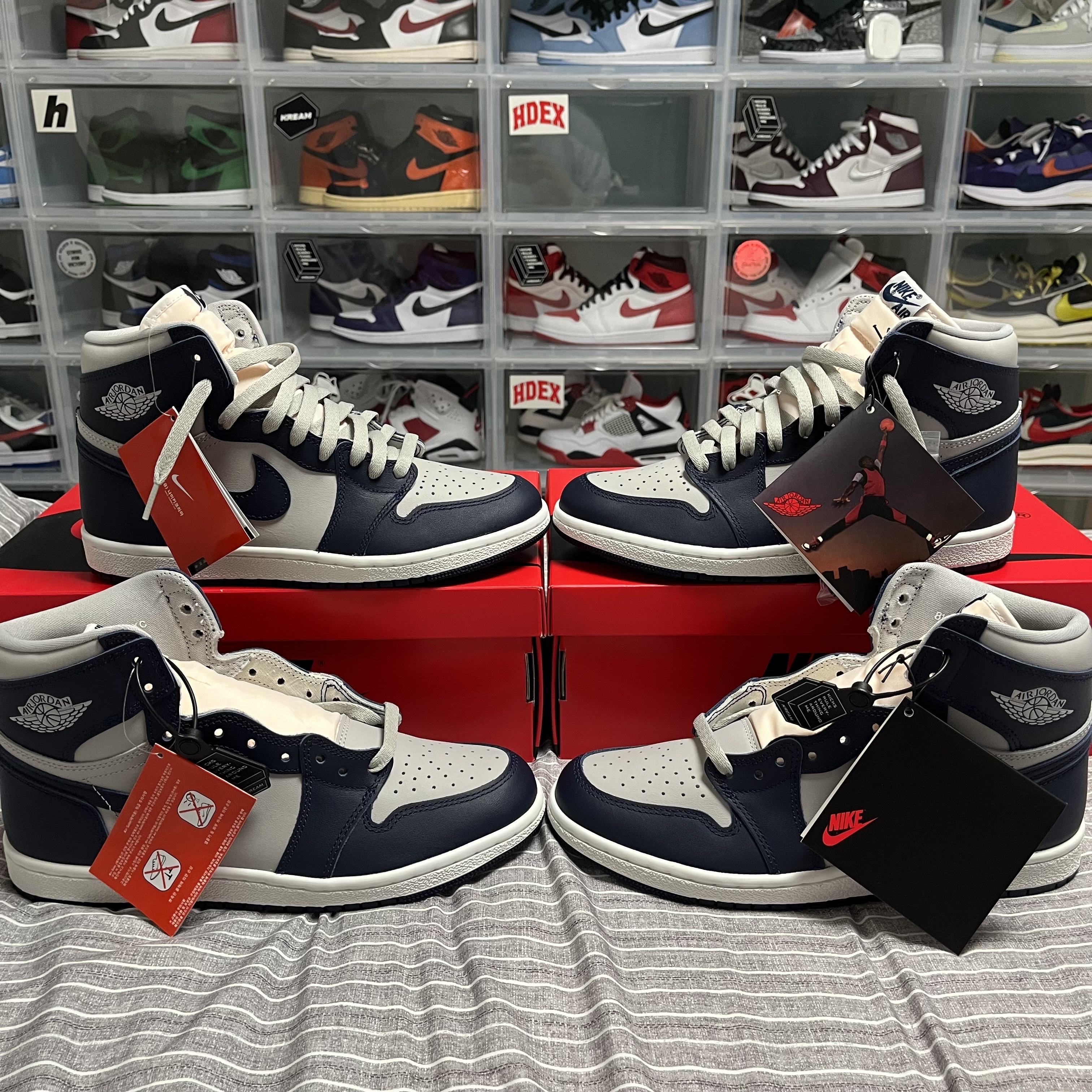 Jordan 1 High 85 College Navy 착용 스타일