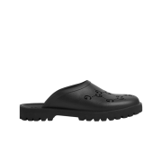 Gucci GG Rubber Slip On Sandal Black