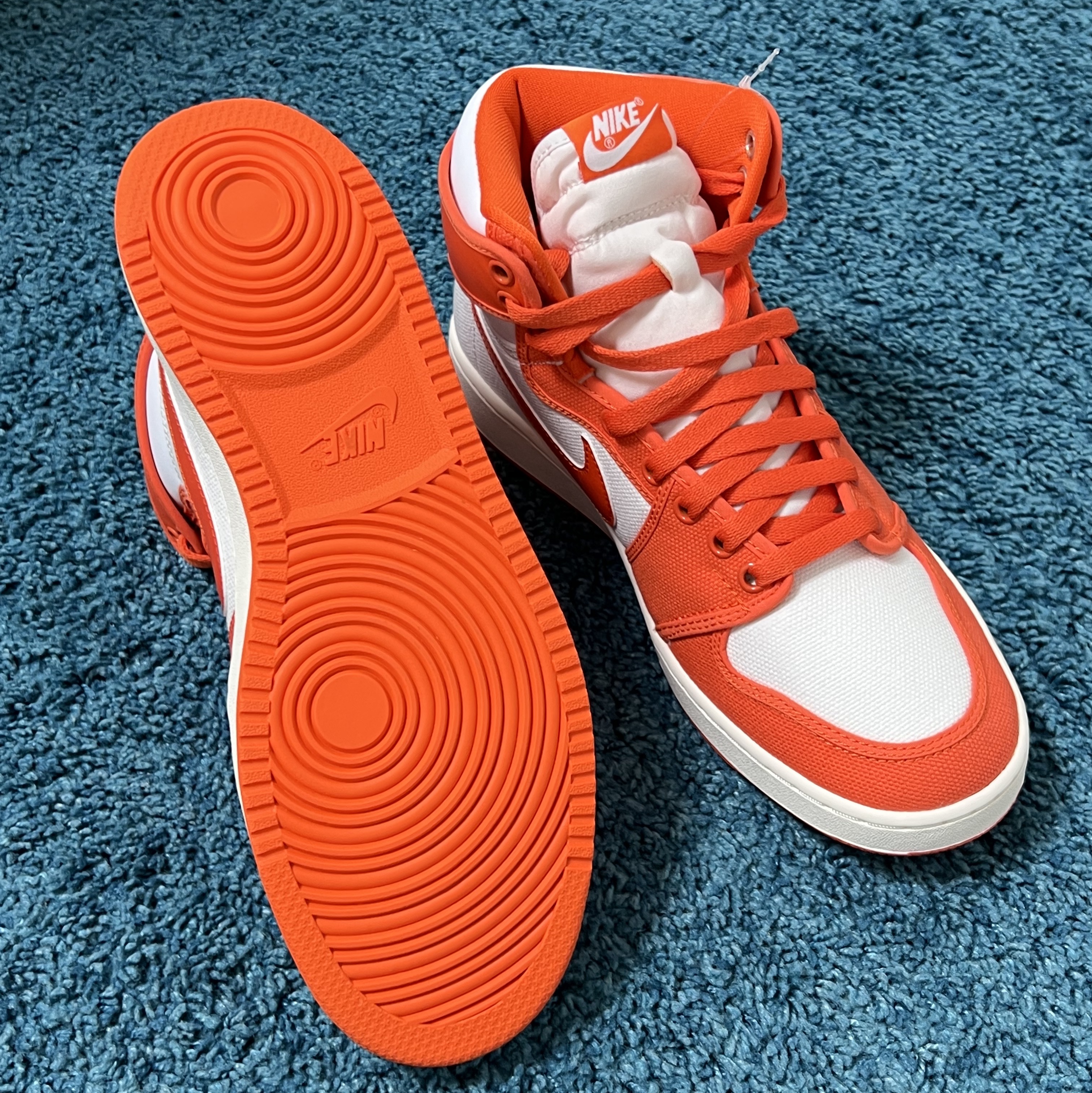 Jordan 1 KO Rush Orange 착용 스타일 - 2
