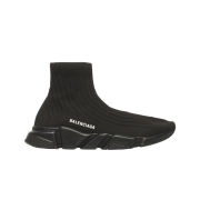 Balenciaga Speed Trainer Ribbed Knit Black