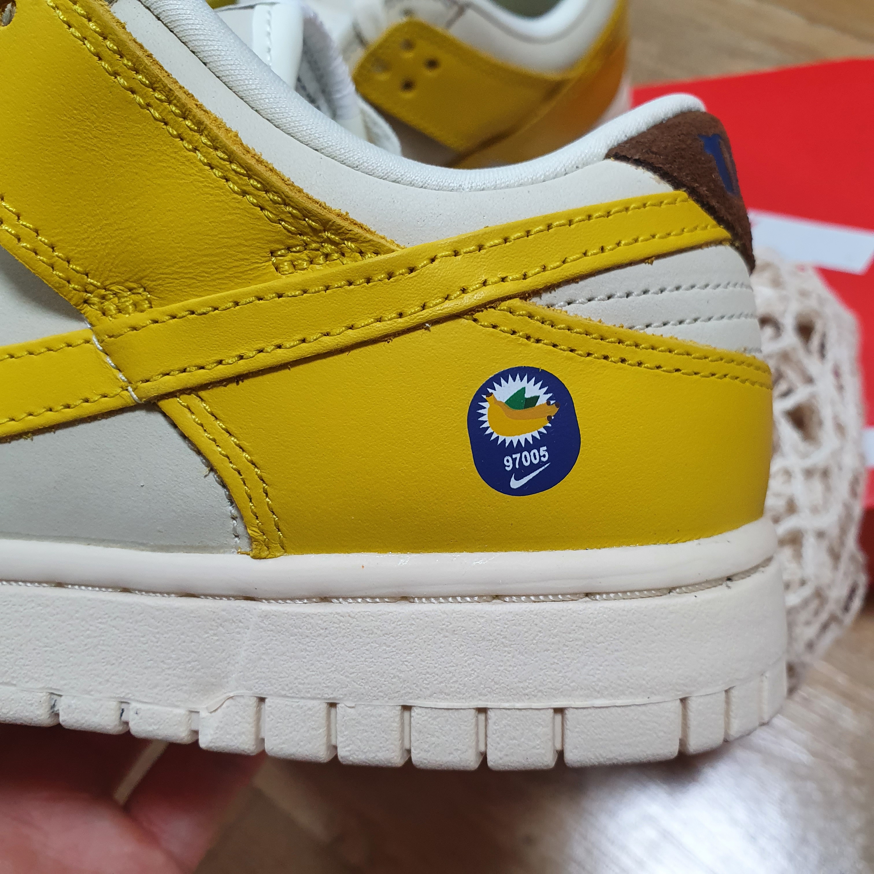 (W) Nike Dunk Low LX Banana 착용 스타일 - 4
