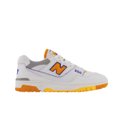 New Balance 550 White Vibrant Orange - 2E Wide