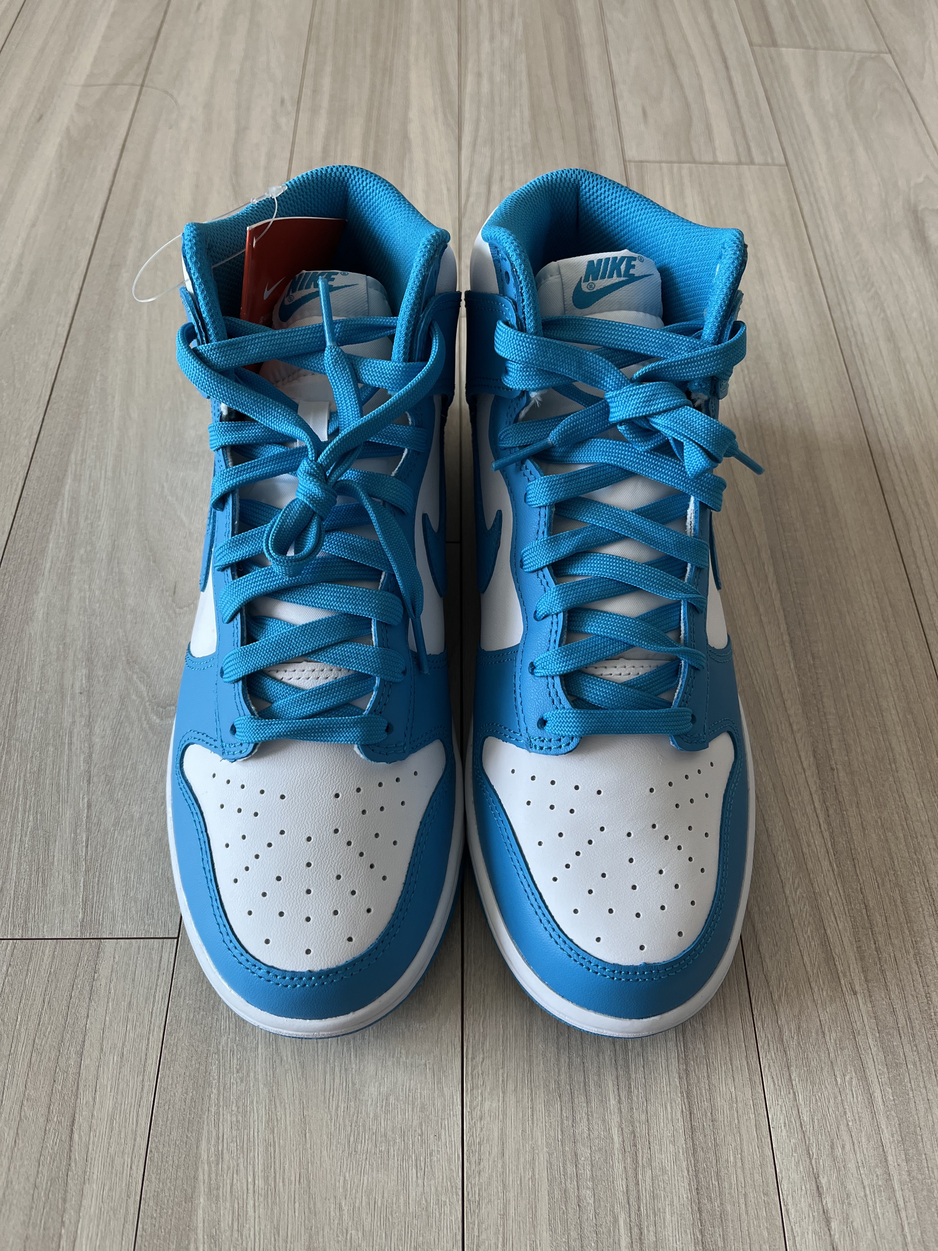 Nike Dunk High Retro Championship Blue 착용 스타일