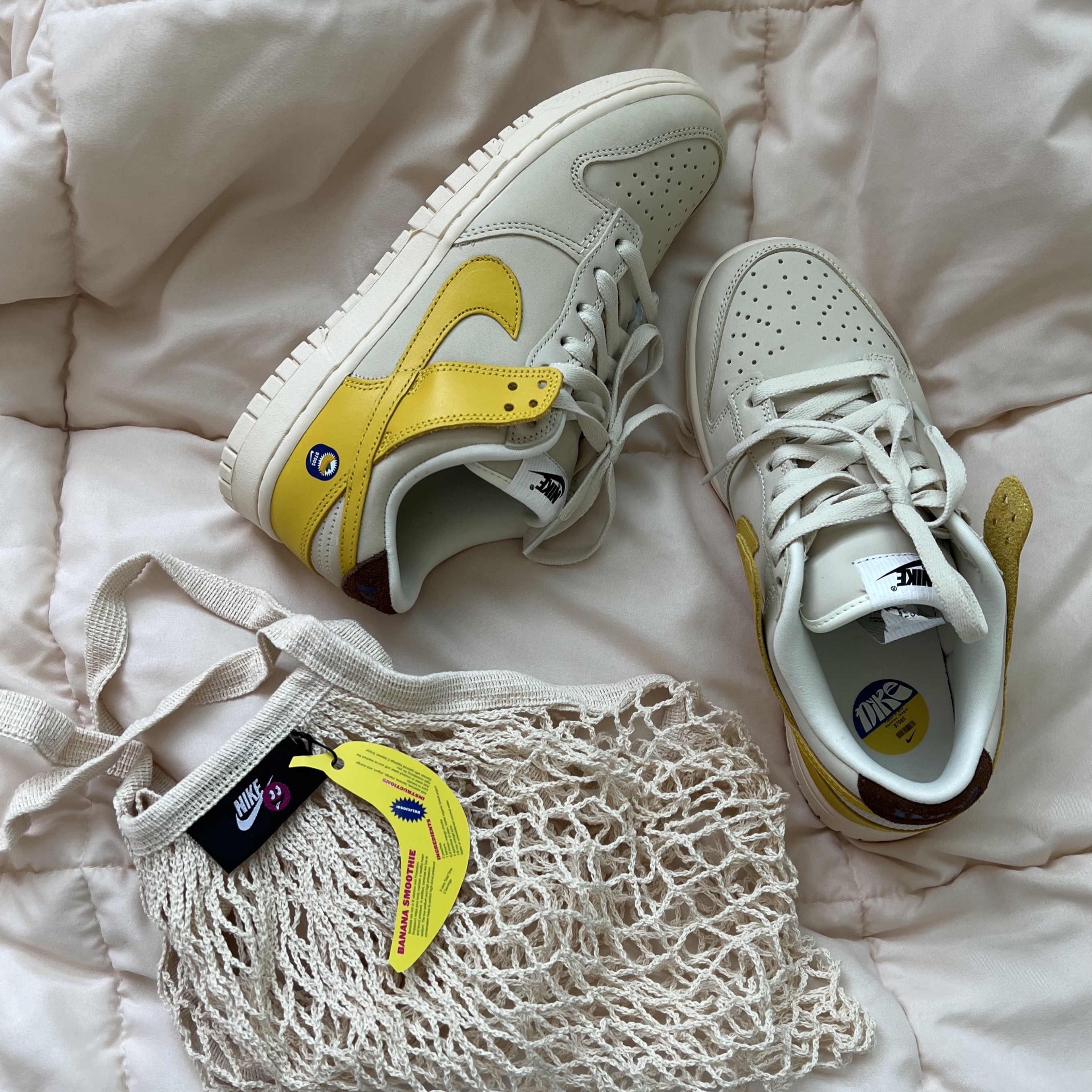 (W) Nike Dunk Low LX Banana 착용 스타일 - 1