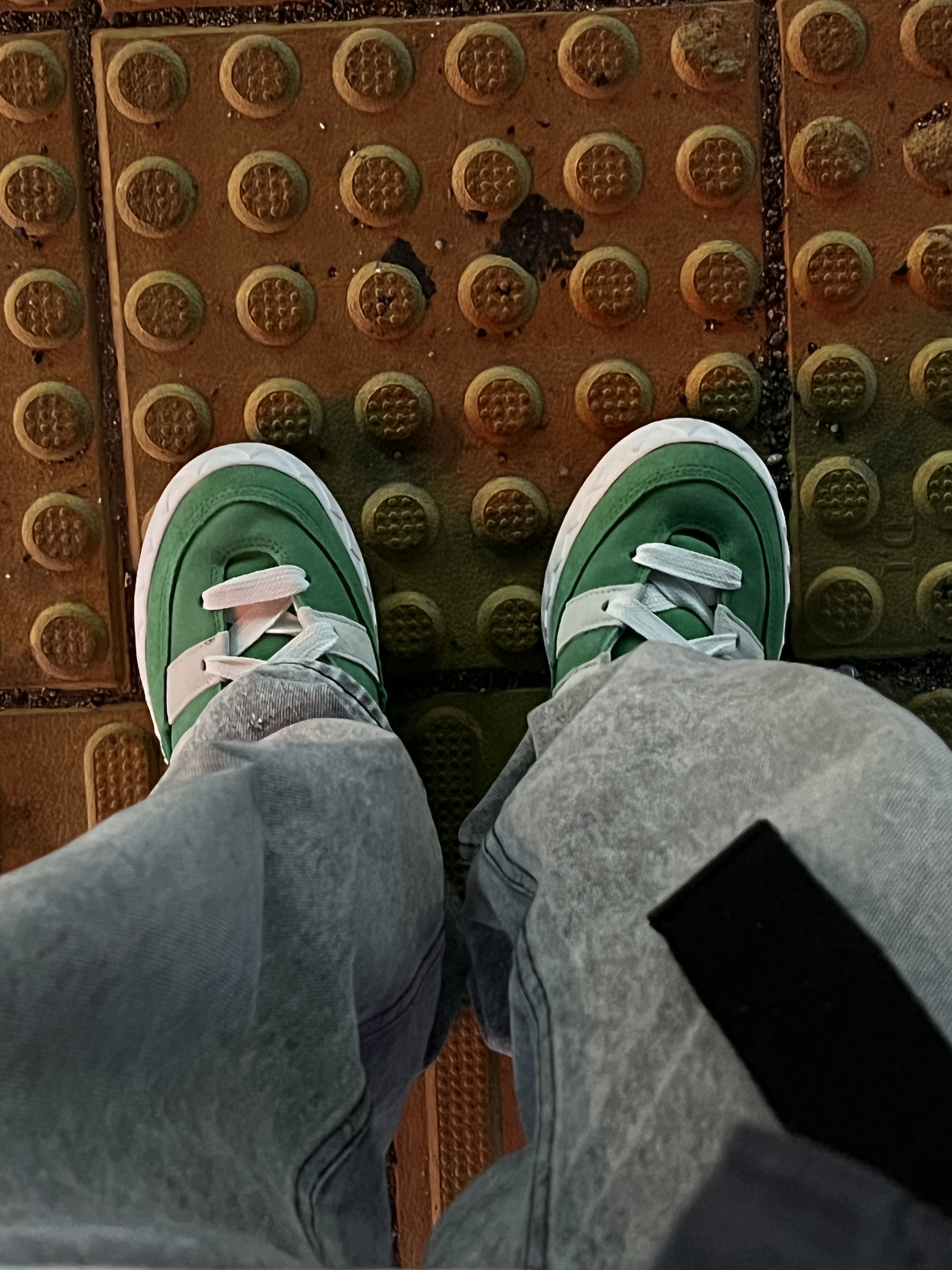 Adidas Adimatic Green 착용 스타일 - 4