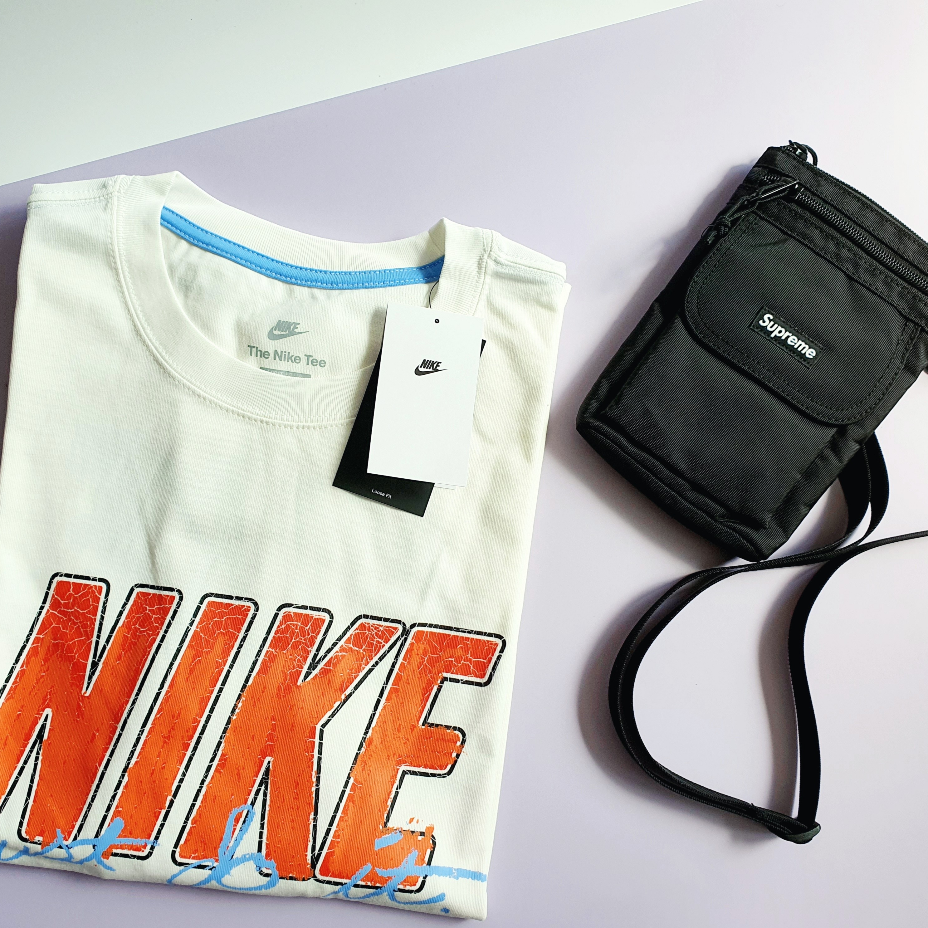 Supreme Shoulder Bag Black - 19FW, Nike M NRG Dunk '85 T-Shirt Sail - Asia 착용 스타일