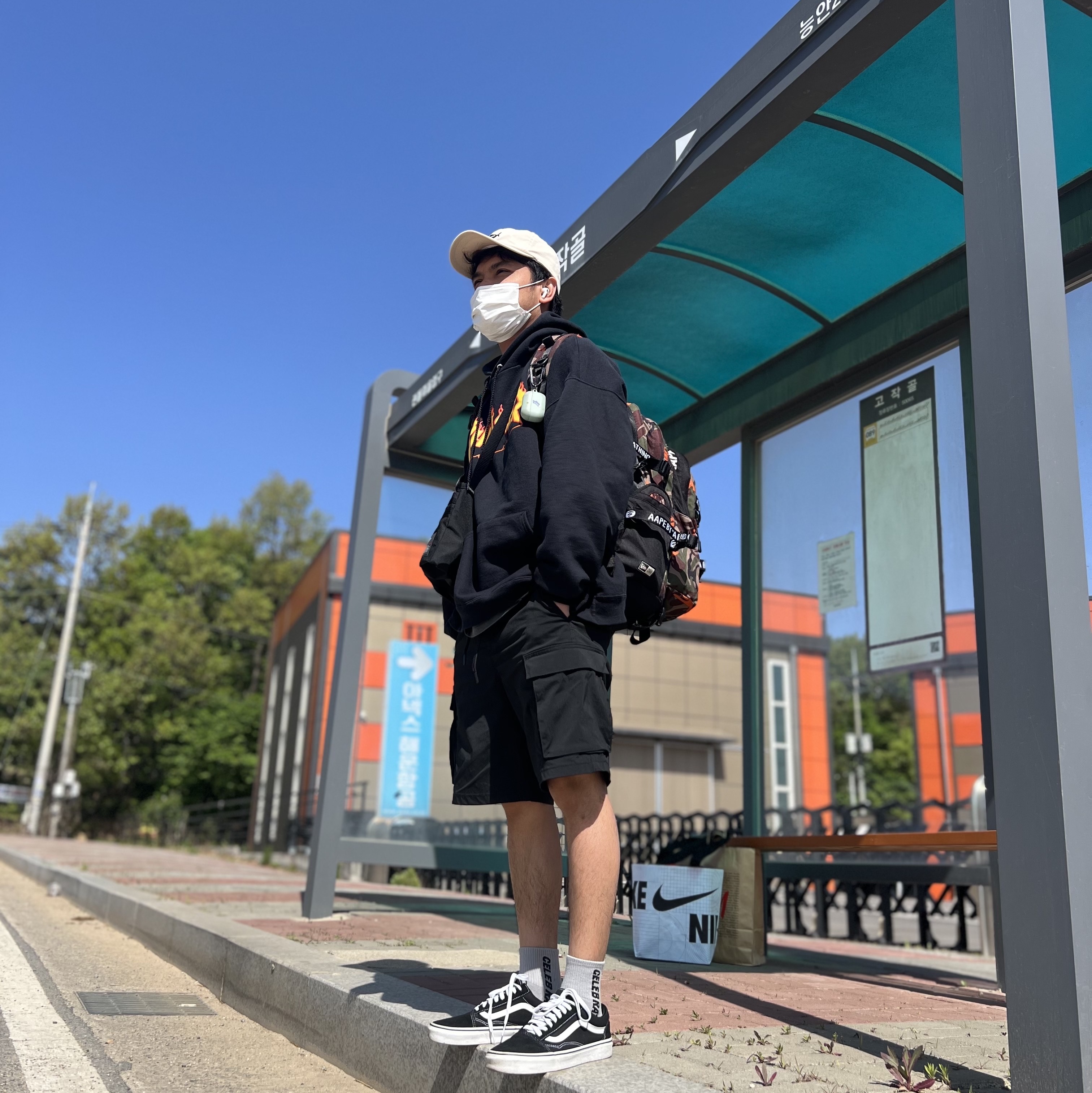 Vans Vault OG Old Skool LX Black 착용 스타일