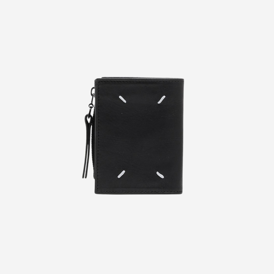 Maison Margiela Leather Zipped Wallet Black 상세 이미지 1