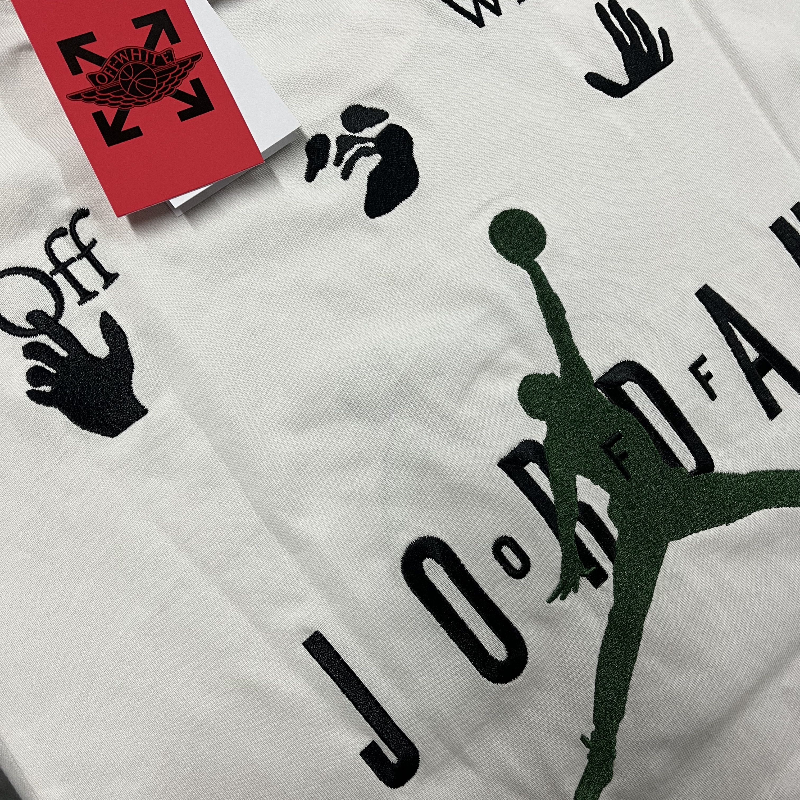 Jordan x Off-White S/S T-Shirt Phantom - Asia 착용 스타일 - 3