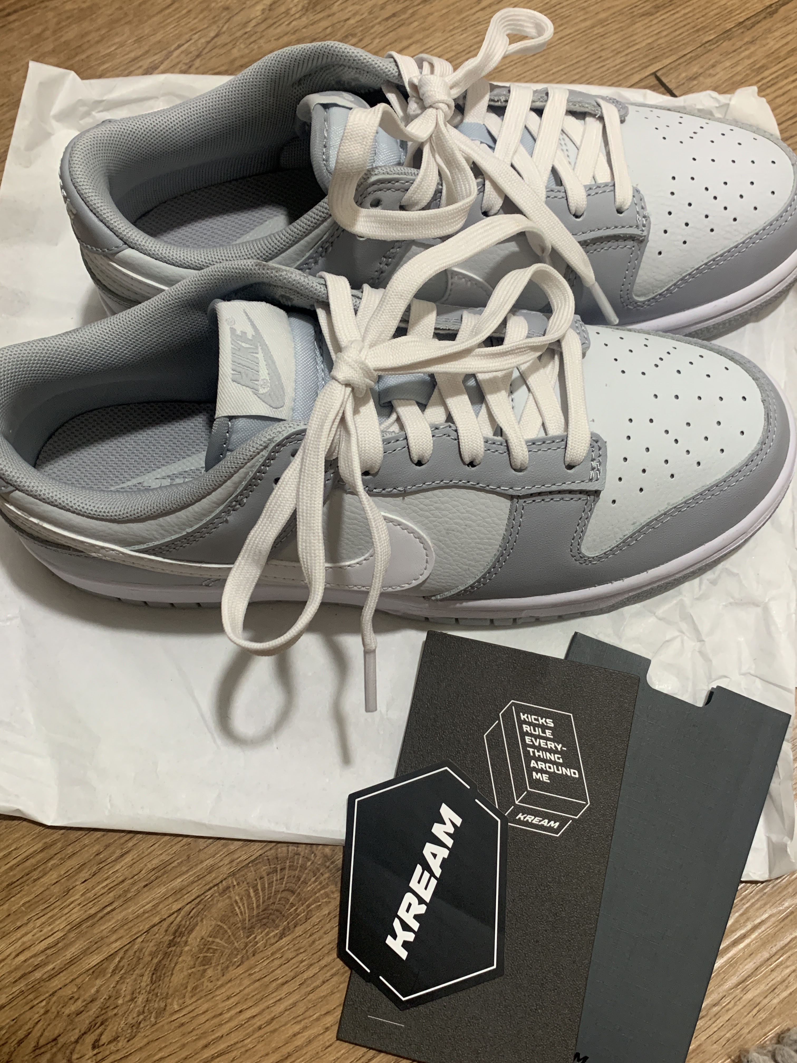 Nike Dunk Low Retro Wolf Grey 착용 스타일