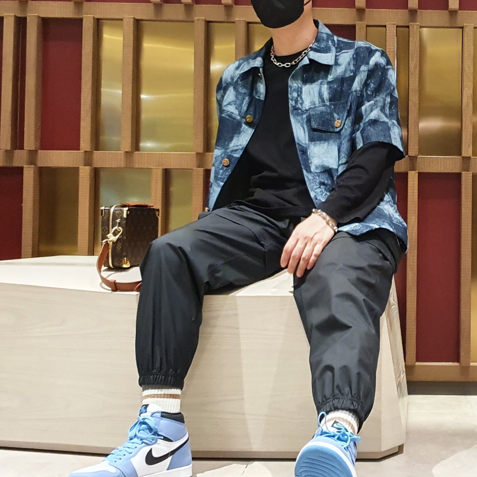 Jordan 1 Retro High OG University Blue, Nike x Undercover 2-In-1 Pants Black - Asia 착용 스타일