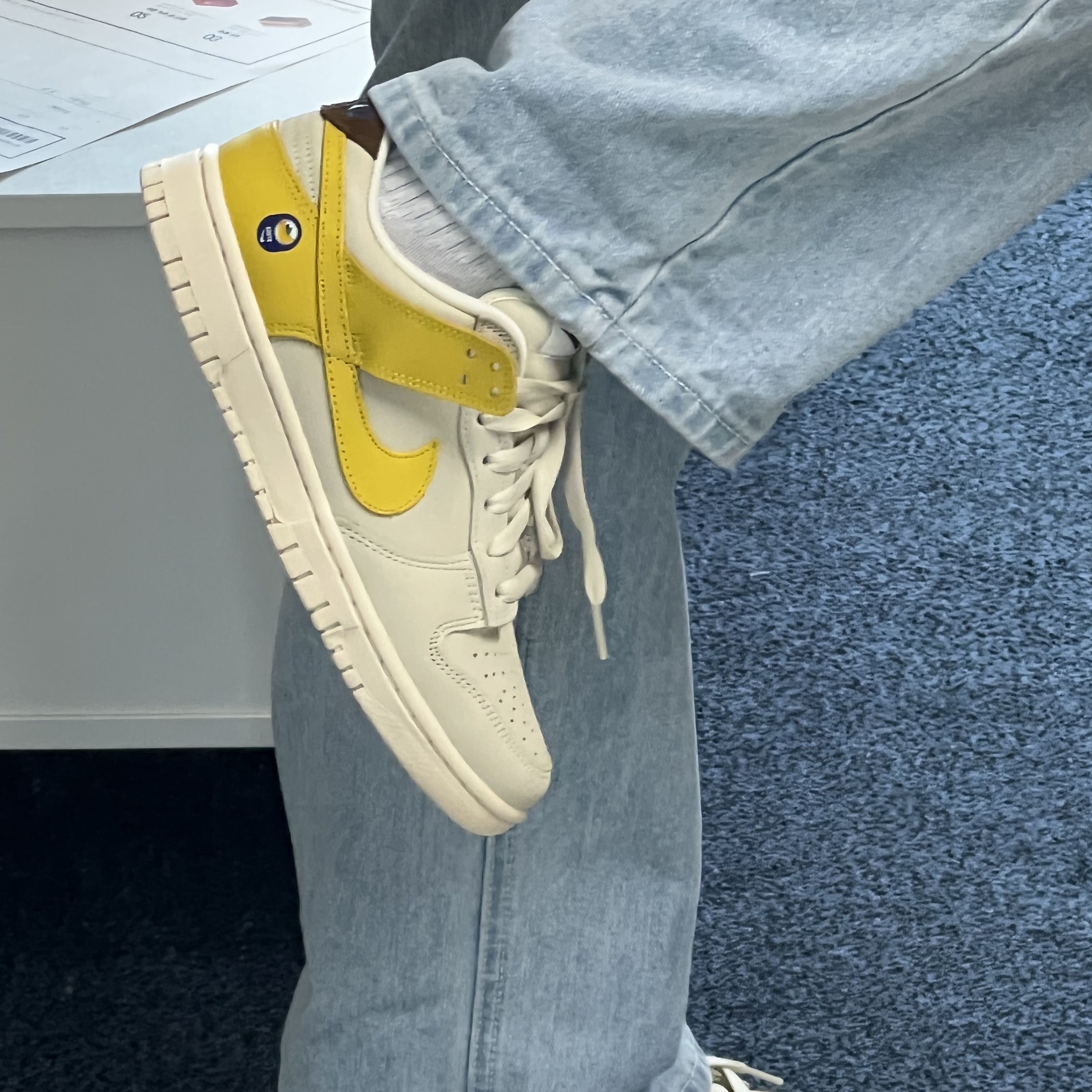 (W) Nike Dunk Low LX Banana 착용 스타일 - 2