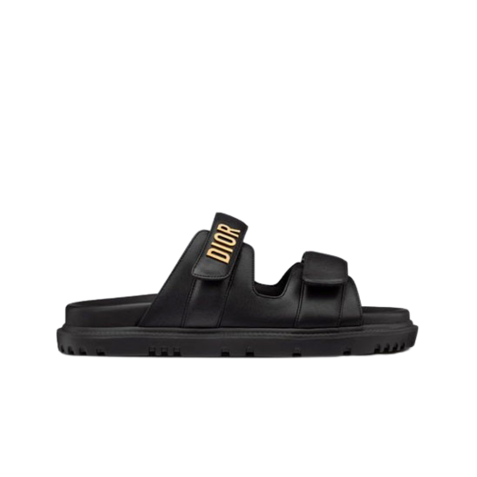(W) Dior DiorAct Mule Lambskin Black