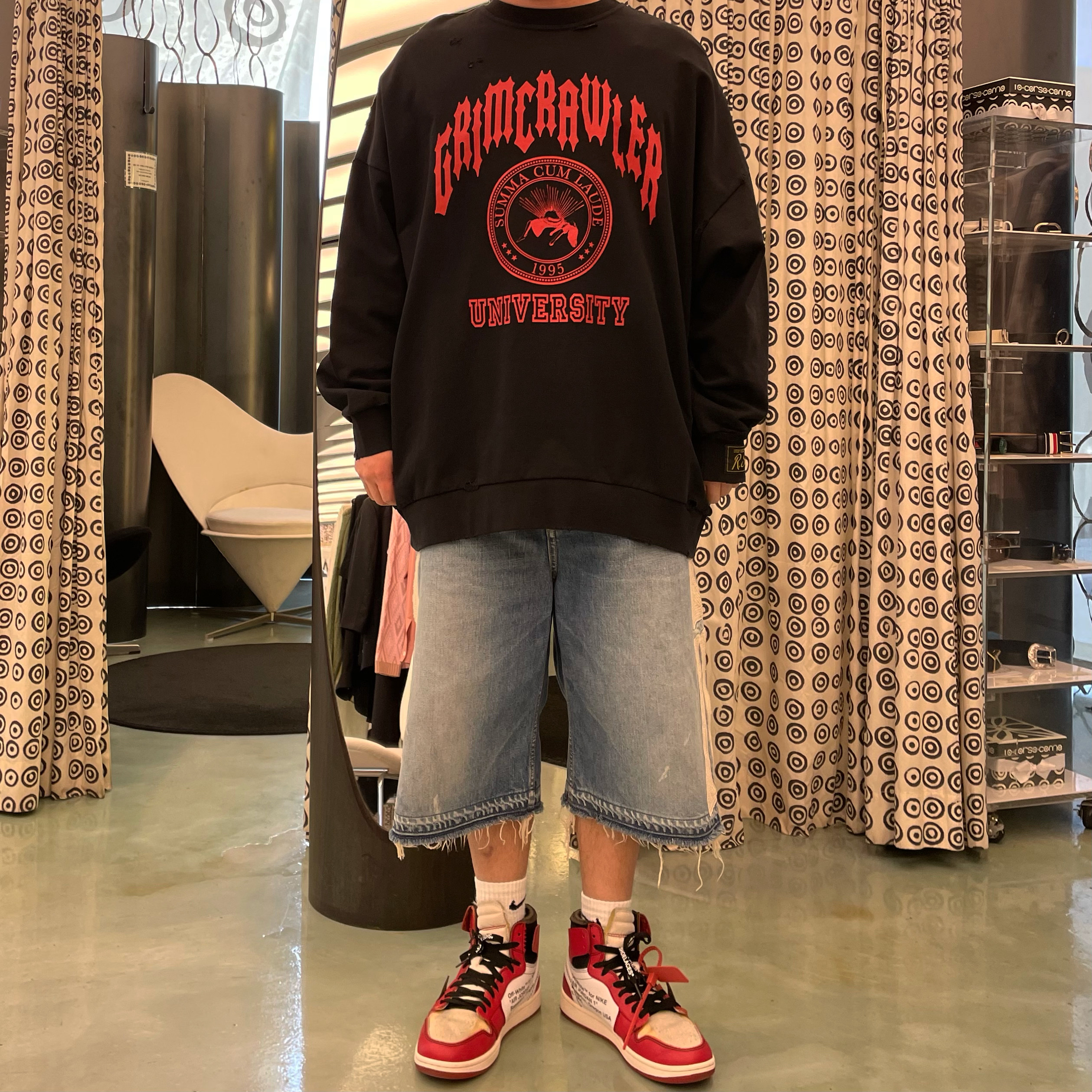 Jordan 1 x Off-White Retro High Chicago The Ten 착용 스타일